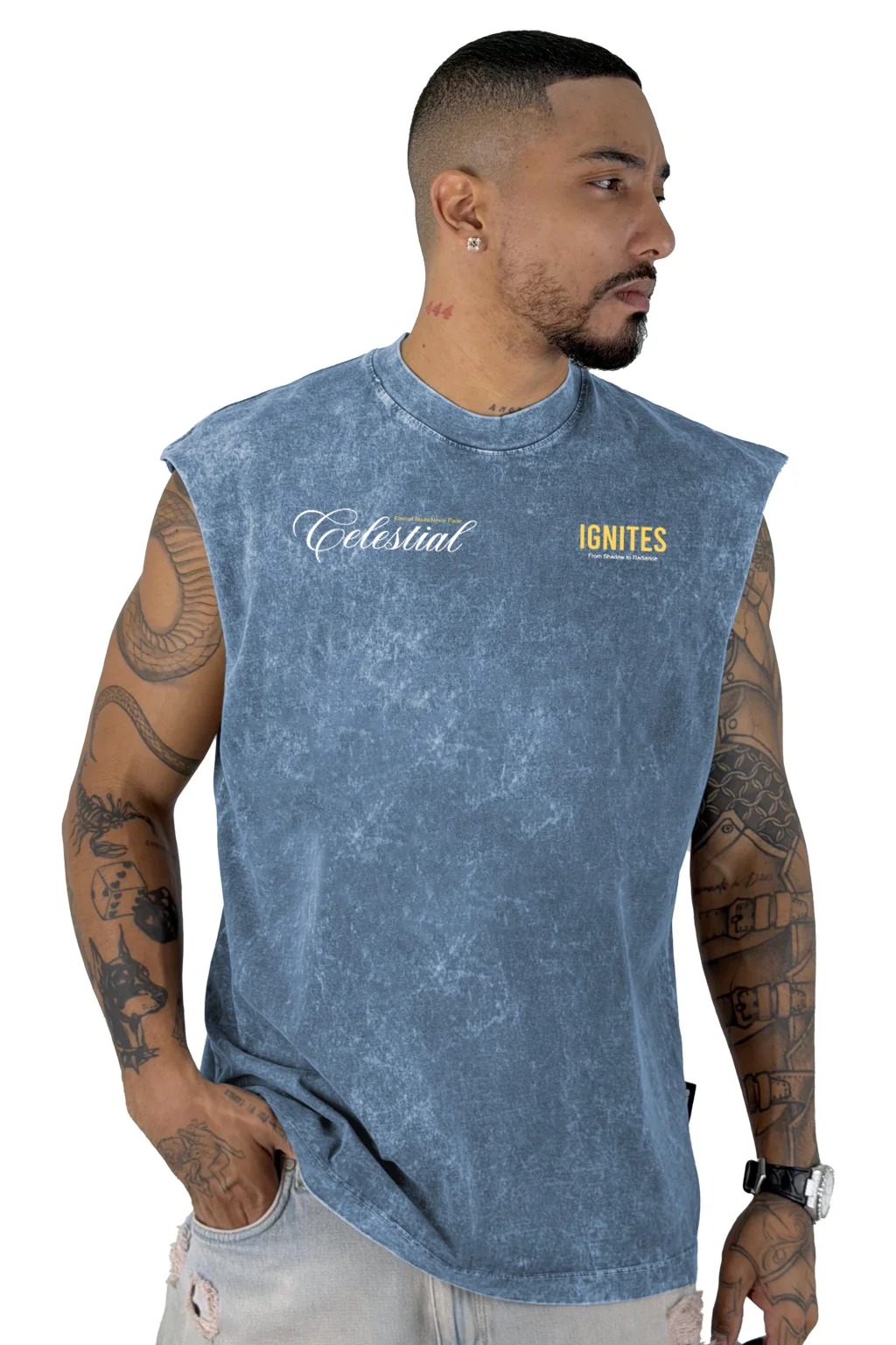 Camisilla Azul Sky Celestial Soul Ignites - Image 2