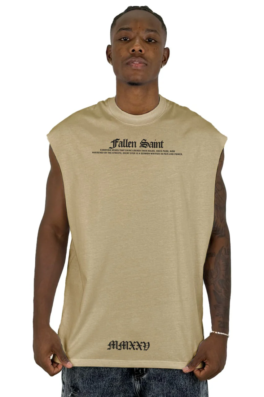 Camisilla Beige Fallen Saint Alto Gramaje - Image 2