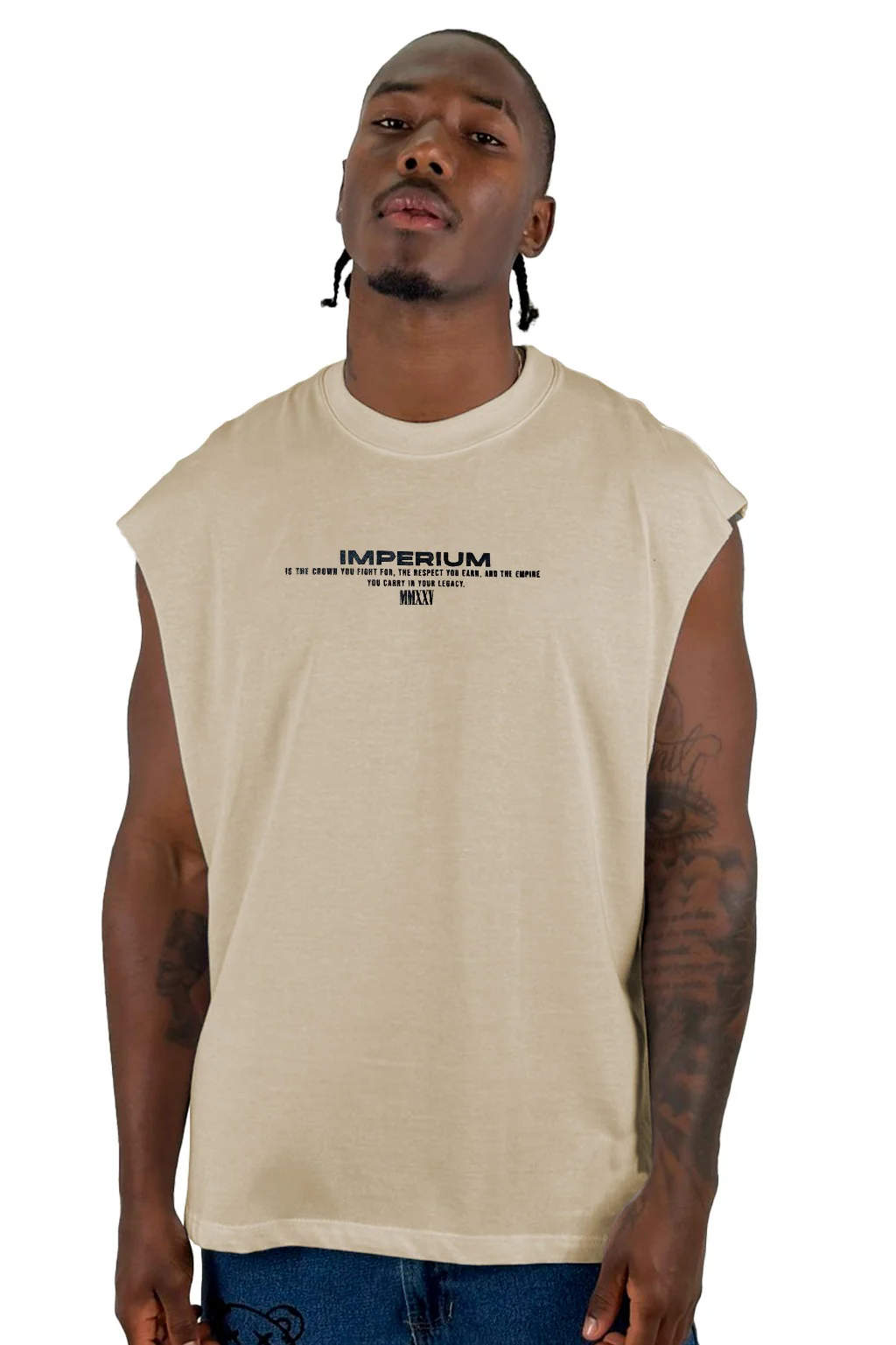 Camisilla Beige Imperium Alto Gramaje - Image 2