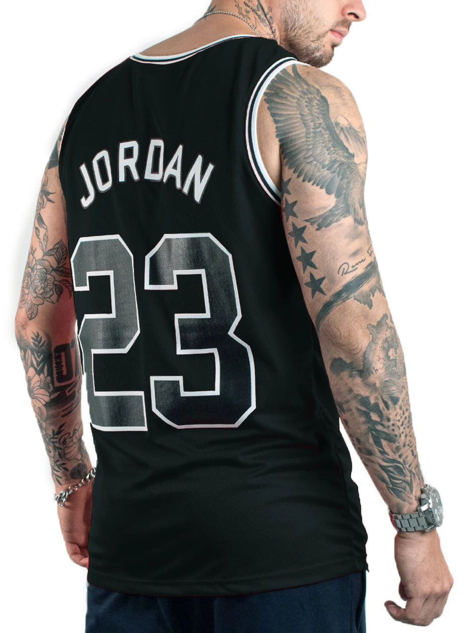 Camisilla Negra Bulls 23 - Image 2