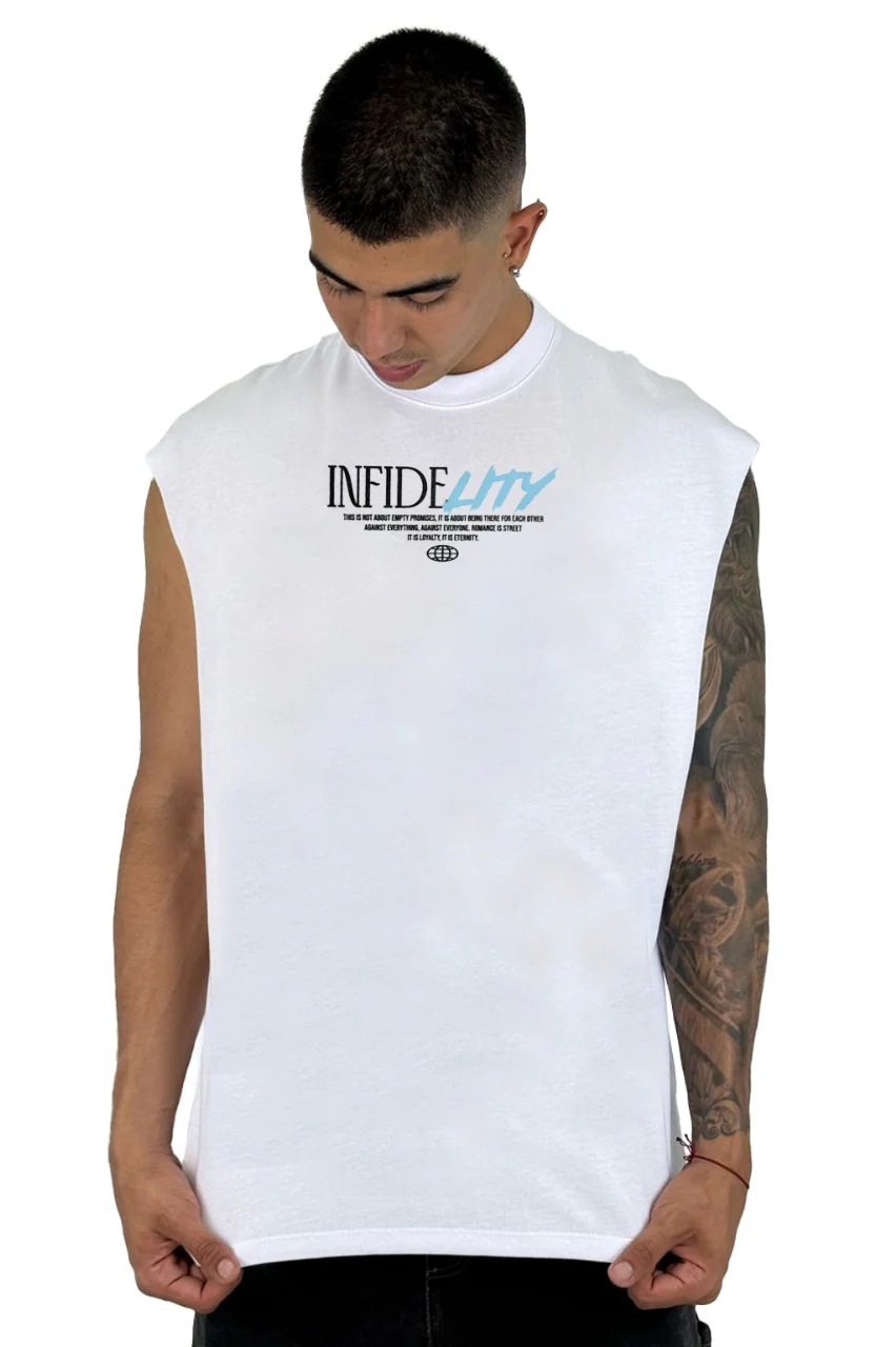 Camisilla Blanca Infidelity Alto Gramaje - Image 2