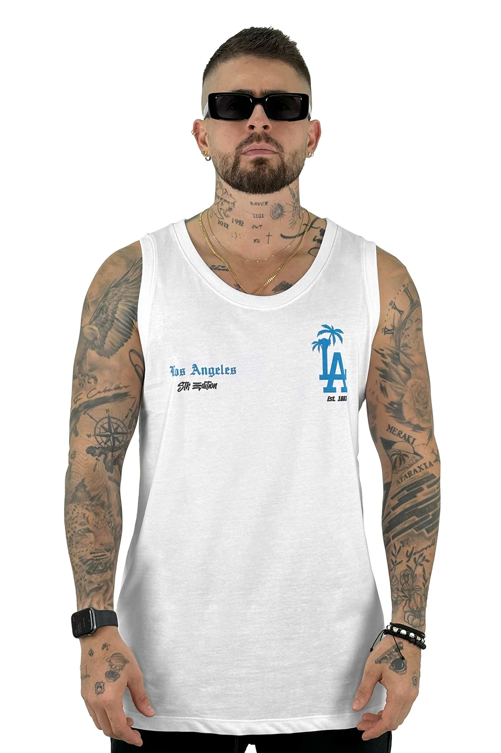 Camisilla blanca LA - Image 2
