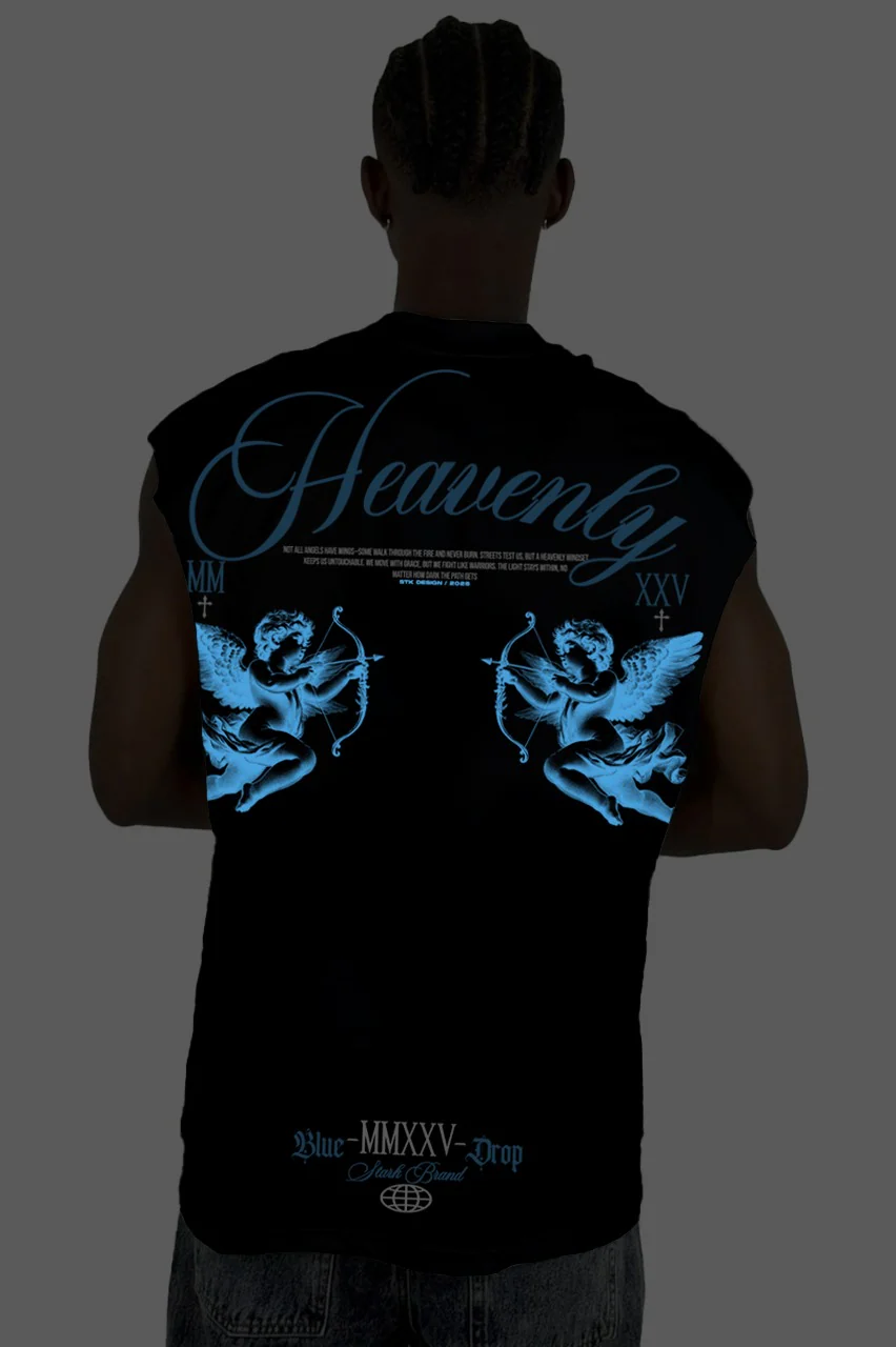 Camisilla negra Heavenly alto gramaje luminescence - Image 2