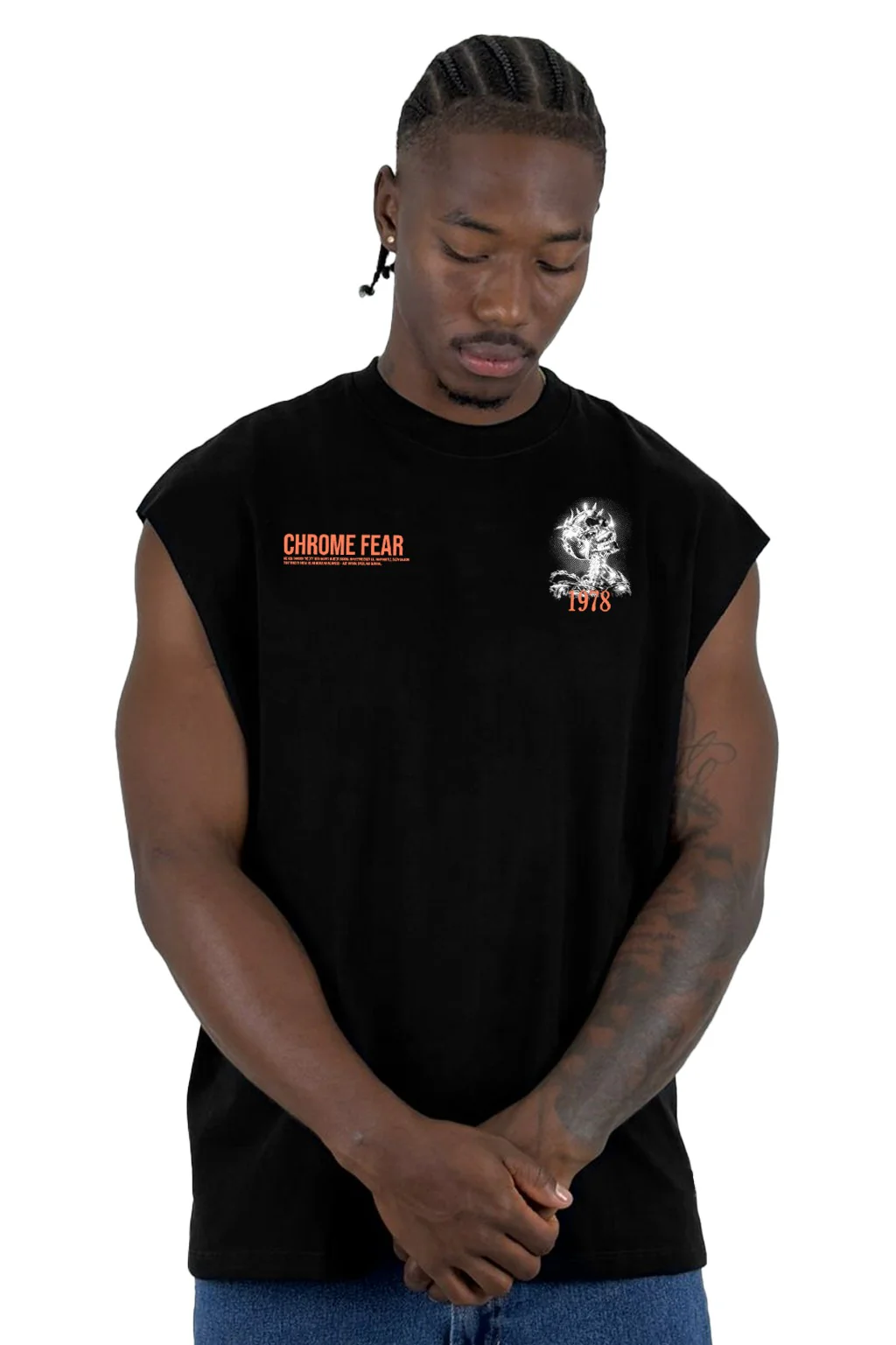 Camisilla negra chrome fear - Image 2