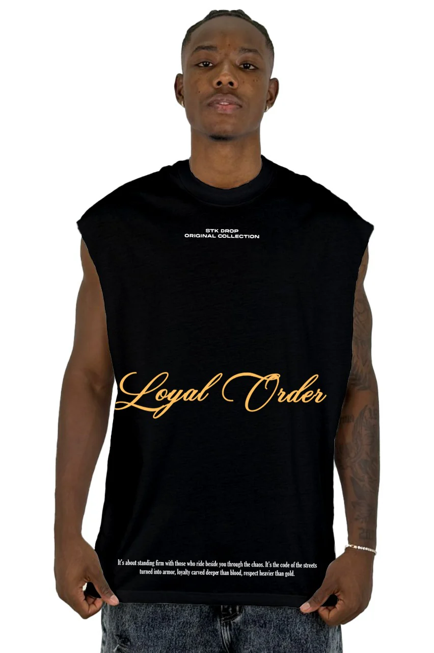 Camisilla Negra Loyal Order Alto Gramaje - Image 2