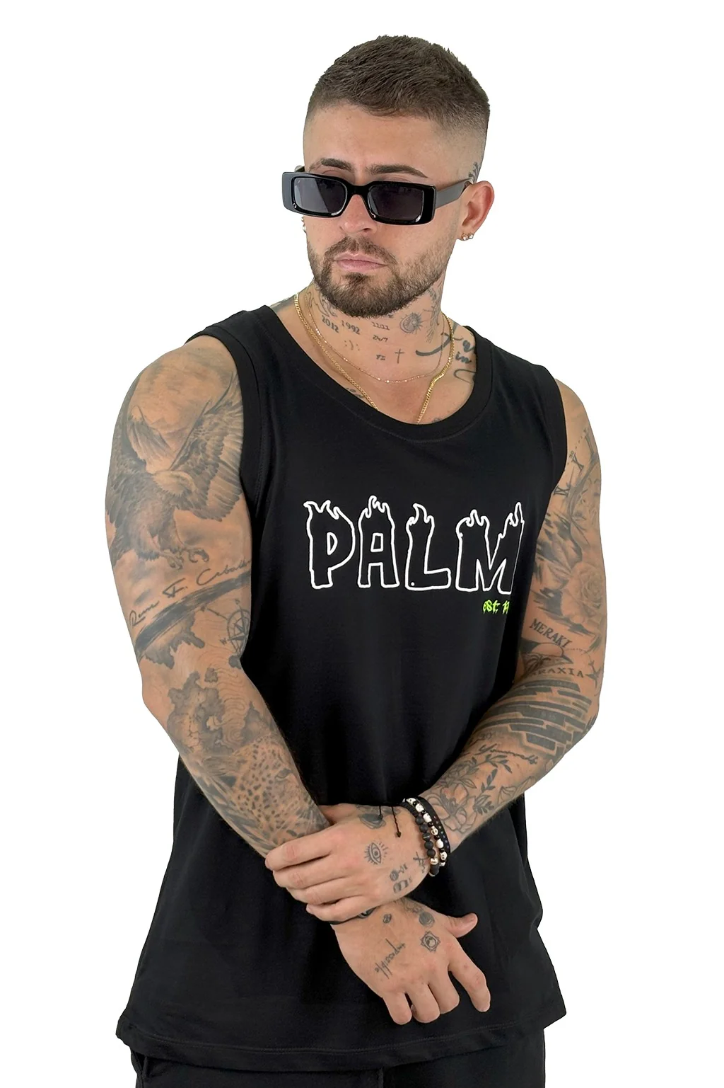 camisilla negra PALM - Image 2