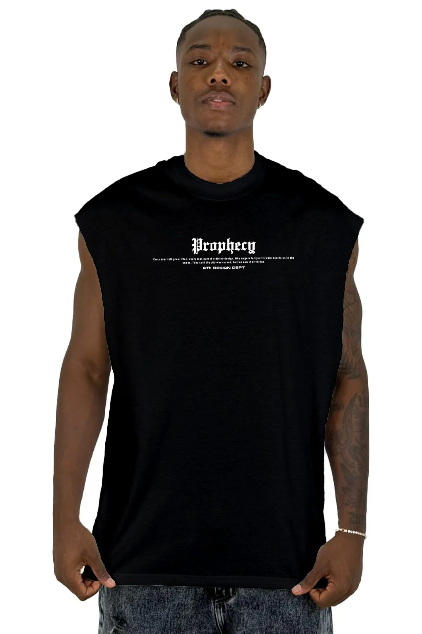 Camisilla  Negra Prophecy Alto Gramaje - Image 2