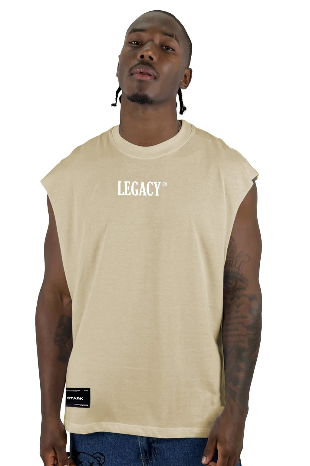 Camisilla Beige Legacy Alto Gramaje - Image 2