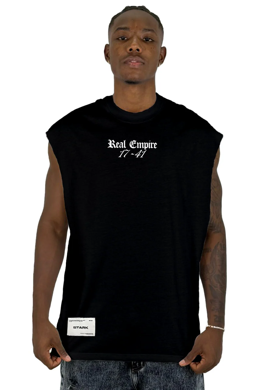 Camisilla Negra Real Empire 17-41 Alto Gramaje - Image 2