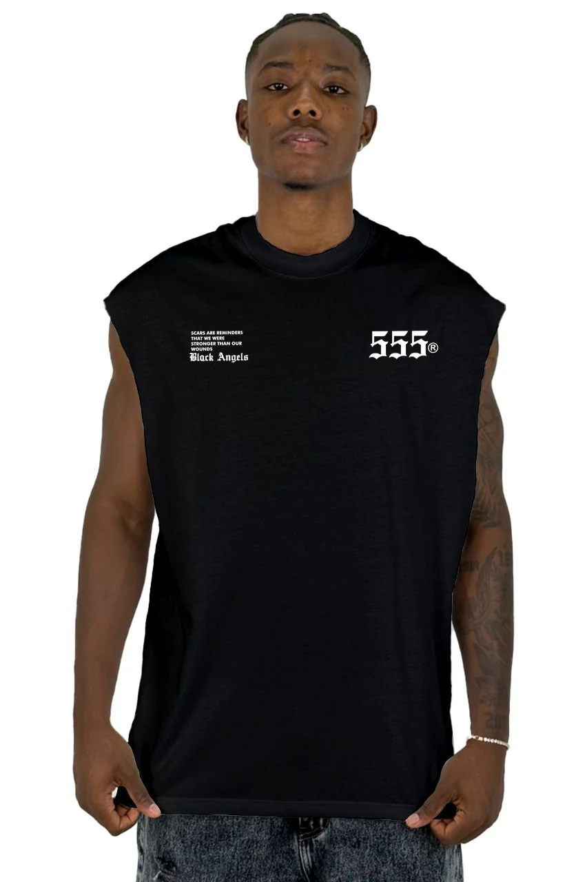 Camisilla Negra 555 Angels Black - Image 2