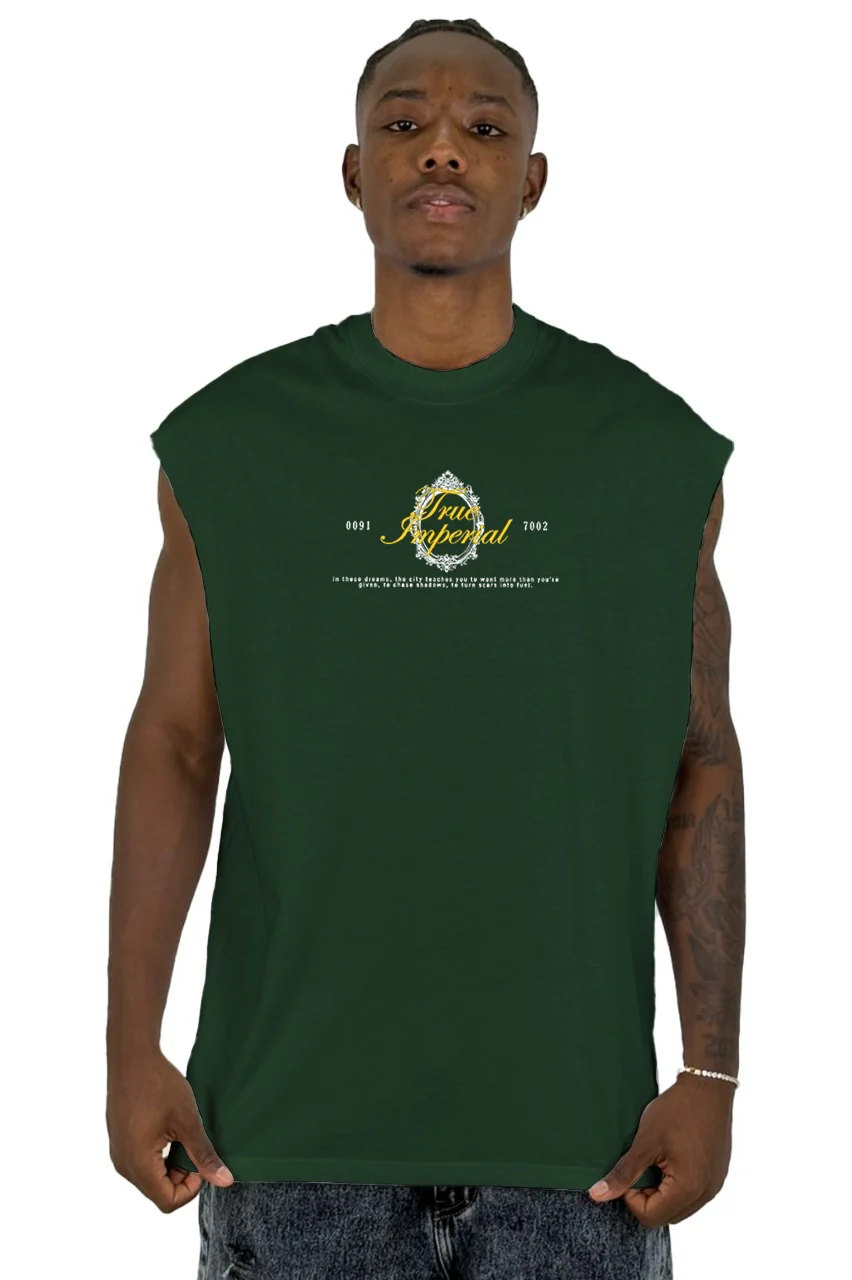 Camisilla Verde true Imperial alto gramaje - Image 2