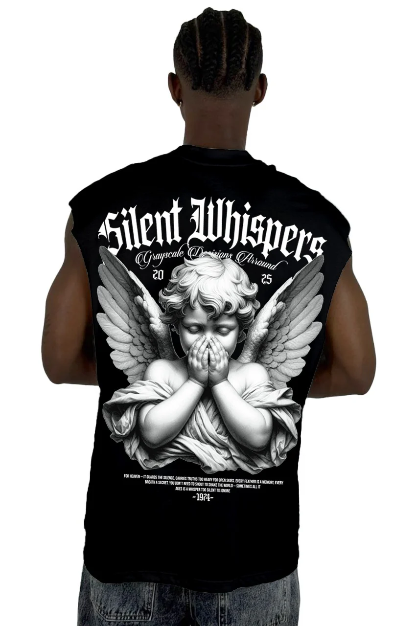 Camisilla negra silent whisper