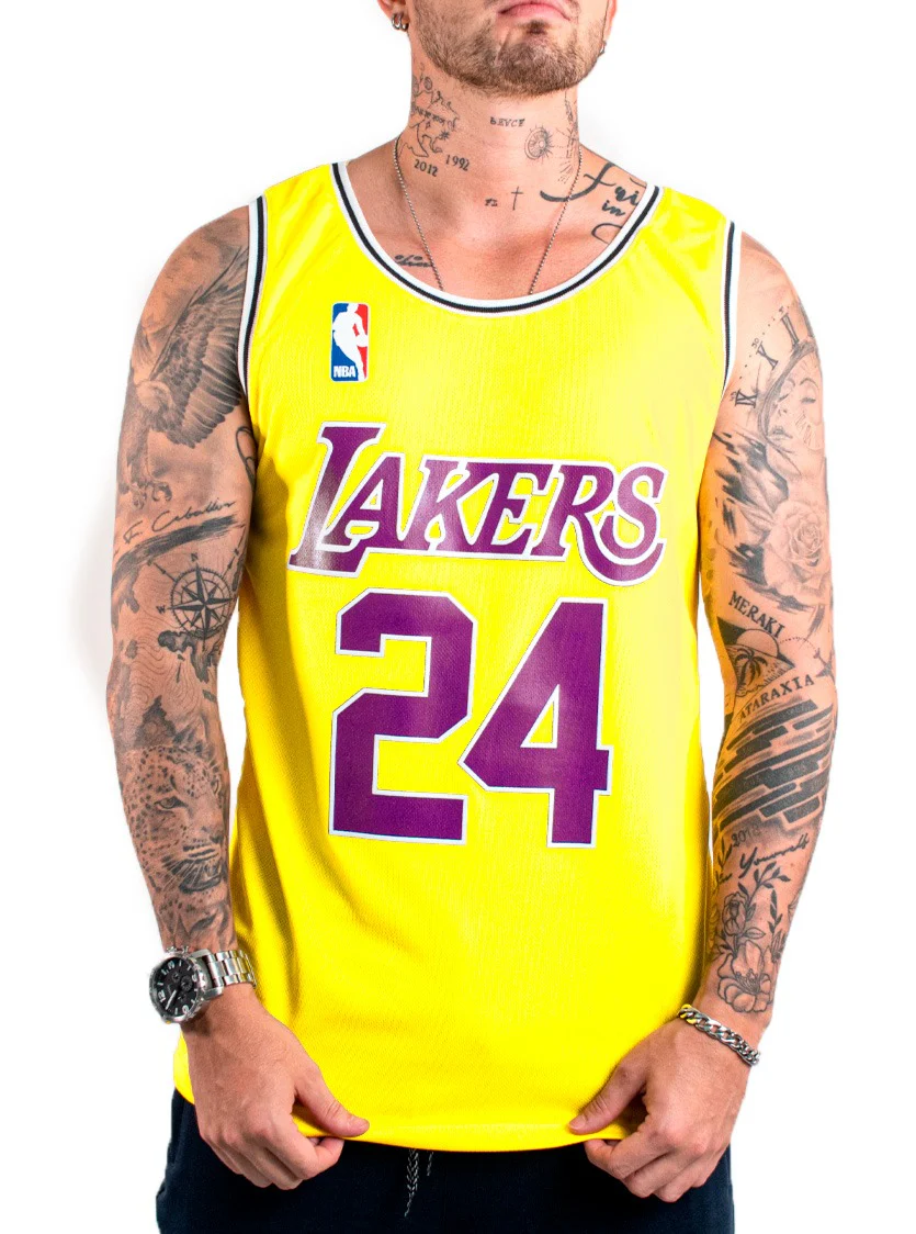 Camisilla New Lakers Amarilla