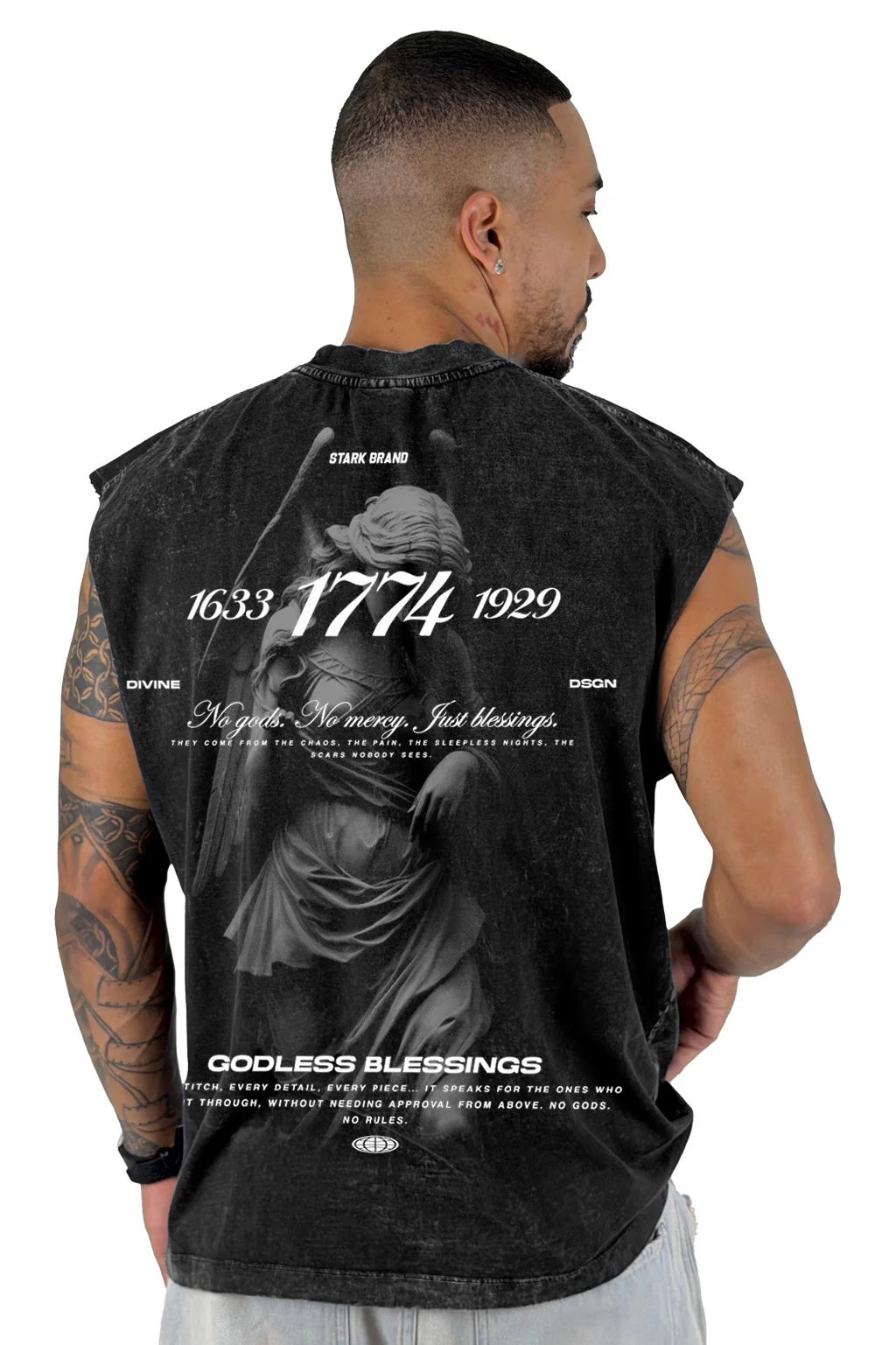 Camisilla sky Negra Godless Blessing 1774