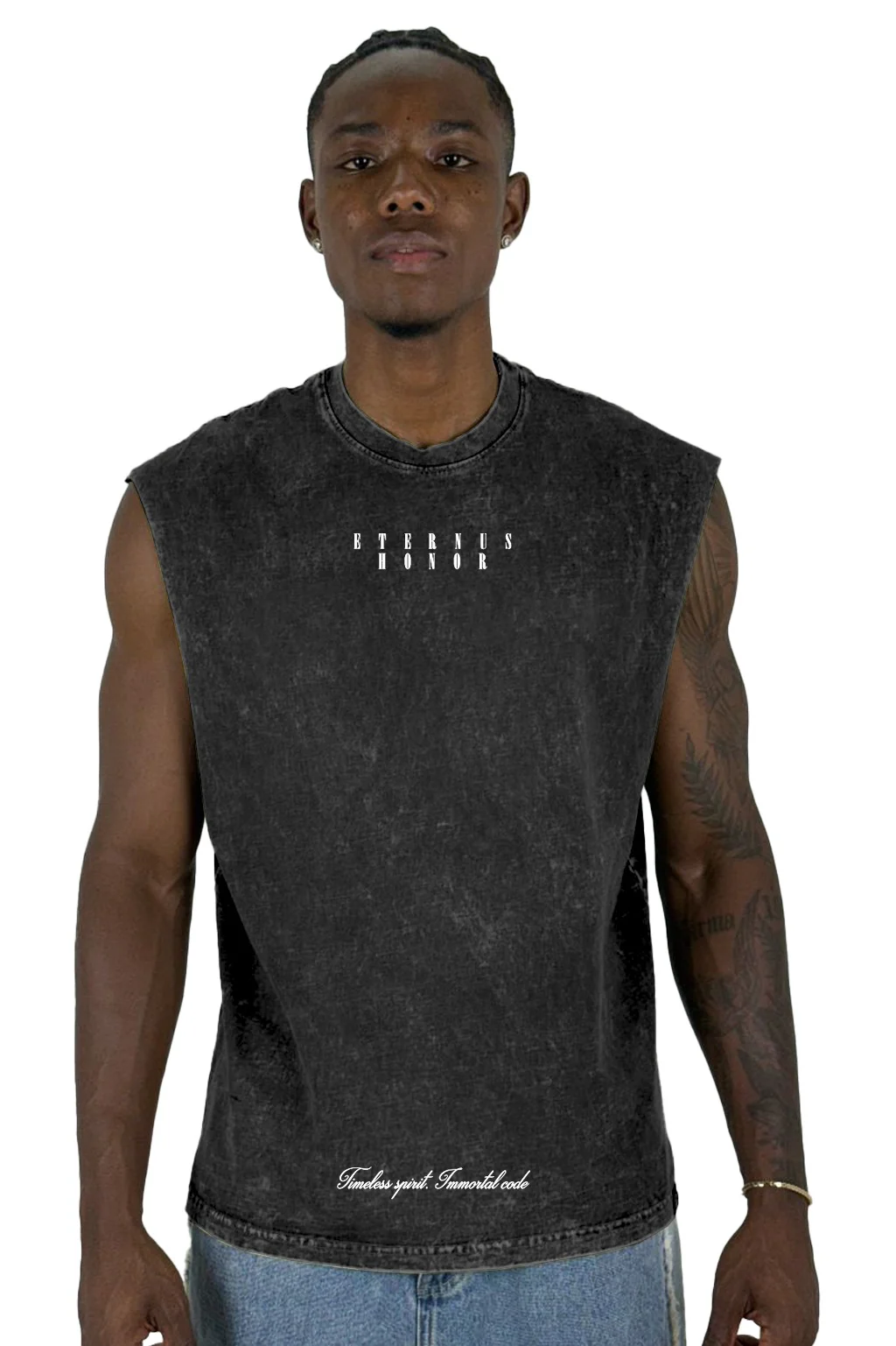 Camisilla sky Negra Honor Eternus - Image 2