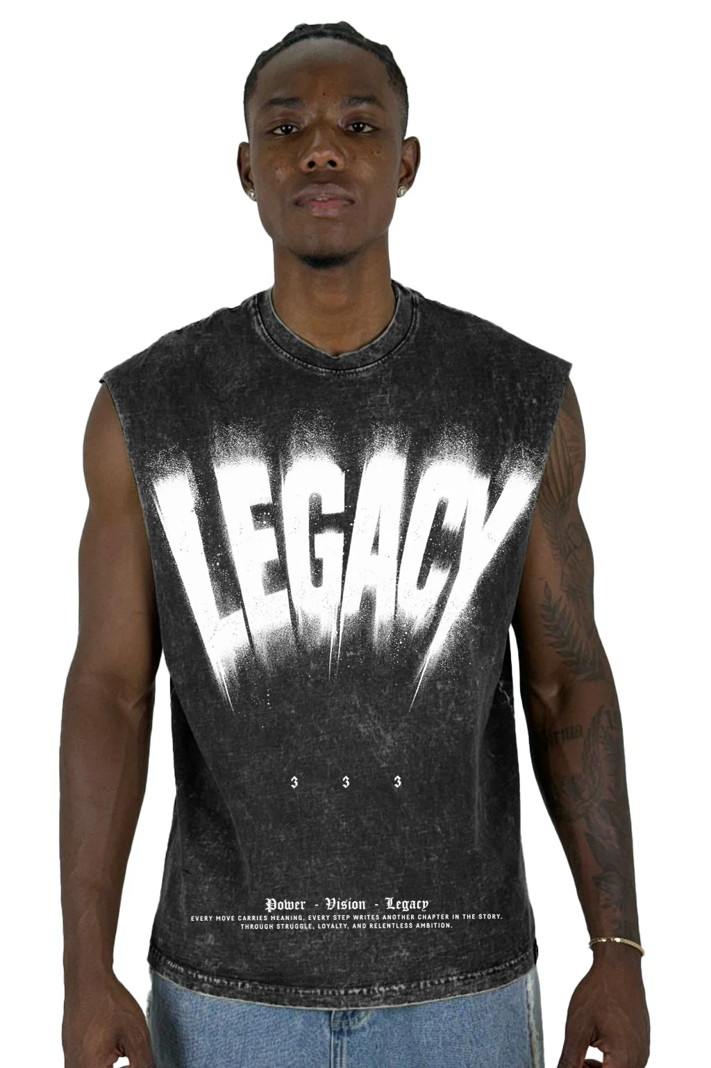 Camisilla sky Negra Legacy