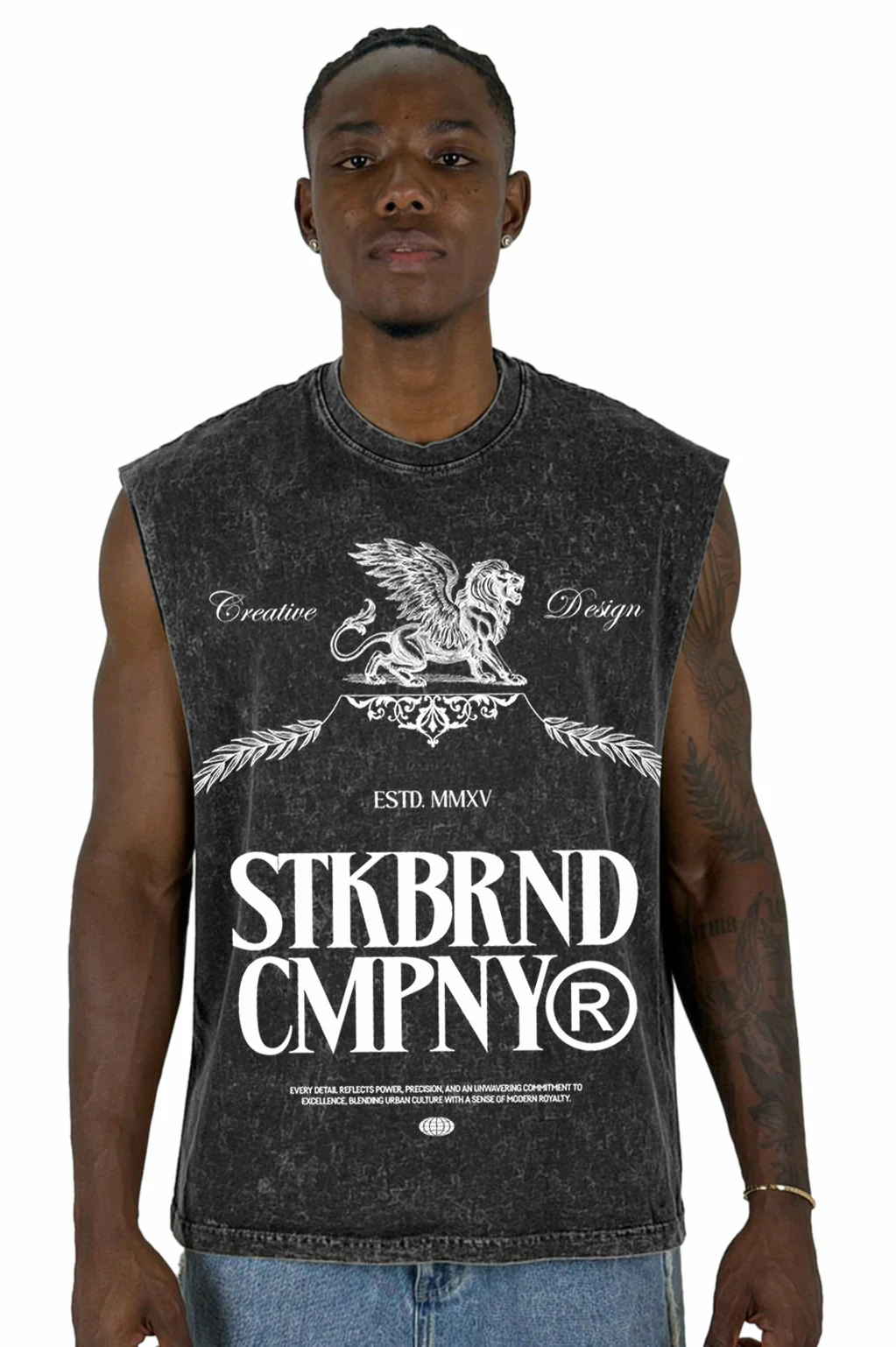 Camisilla sky Negra Stkbrnd Cmpny
