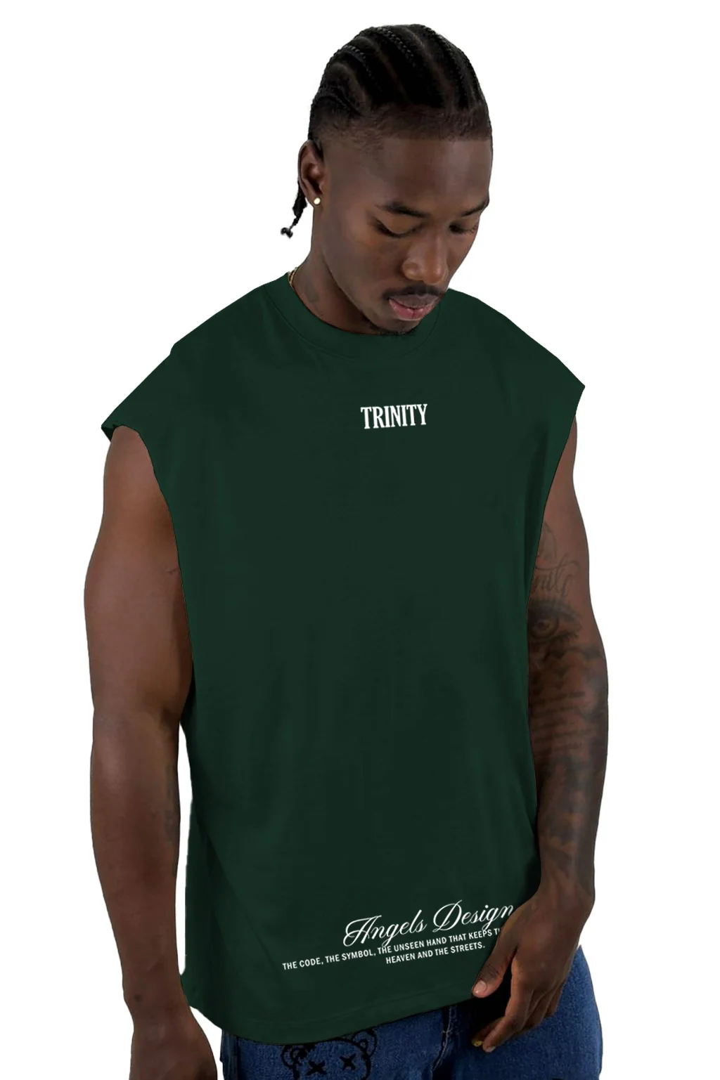 Camisilla Verde Trinity Angel Alto Gramaje - Image 2