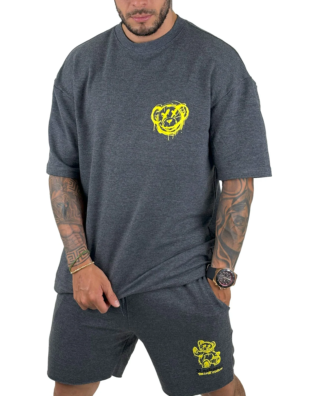 Conjunto Gris Oso