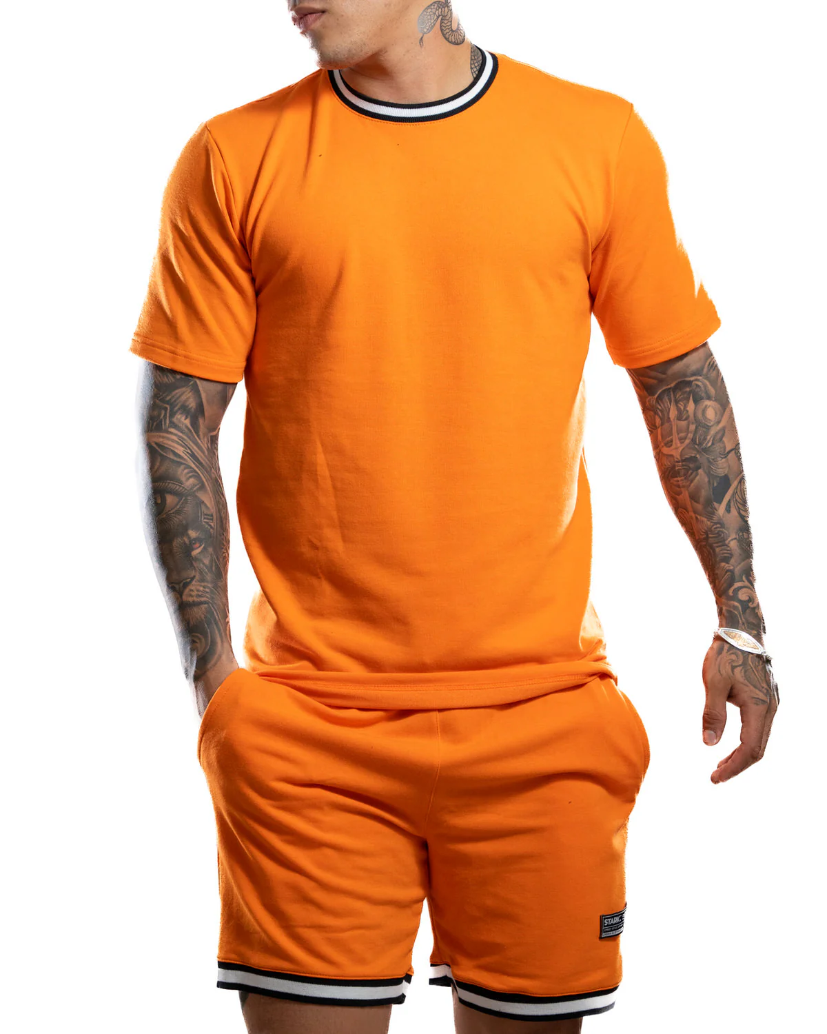 Conjunto naranja rib