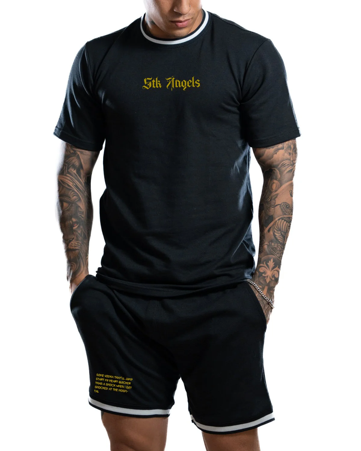 Conjunto negro stk Angels