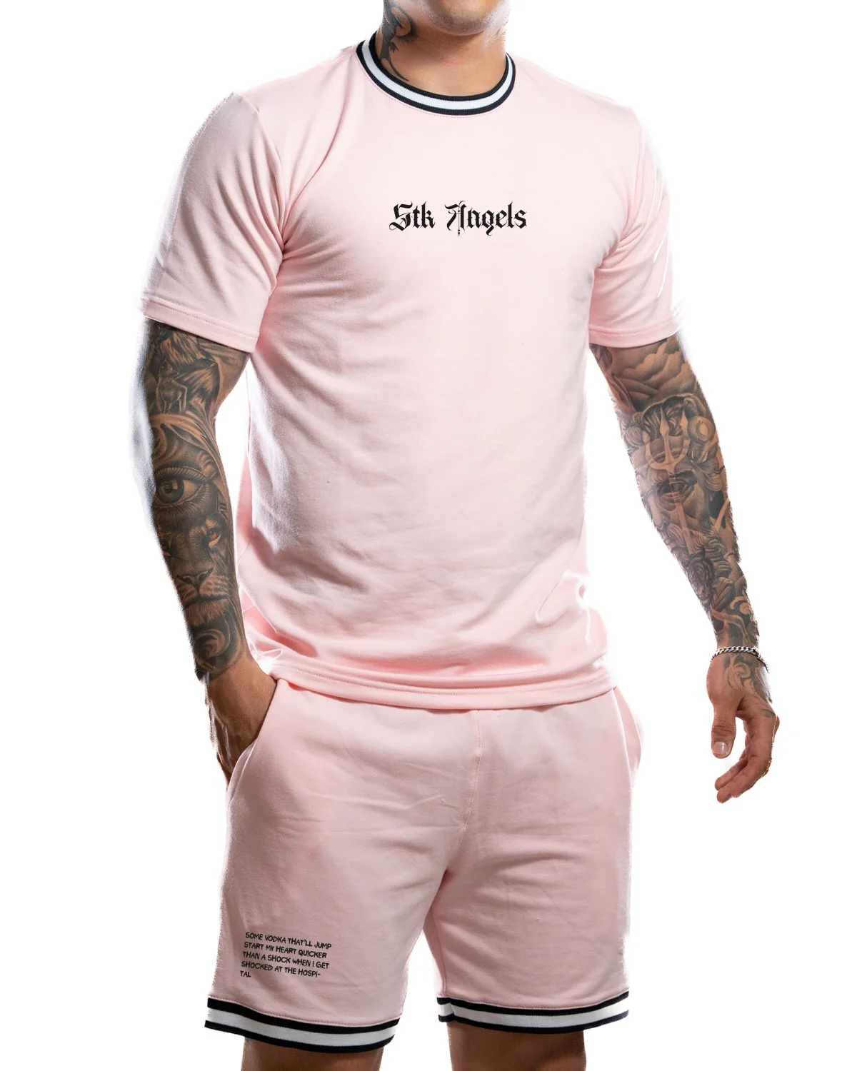 Conjunto Rosado stk Angels