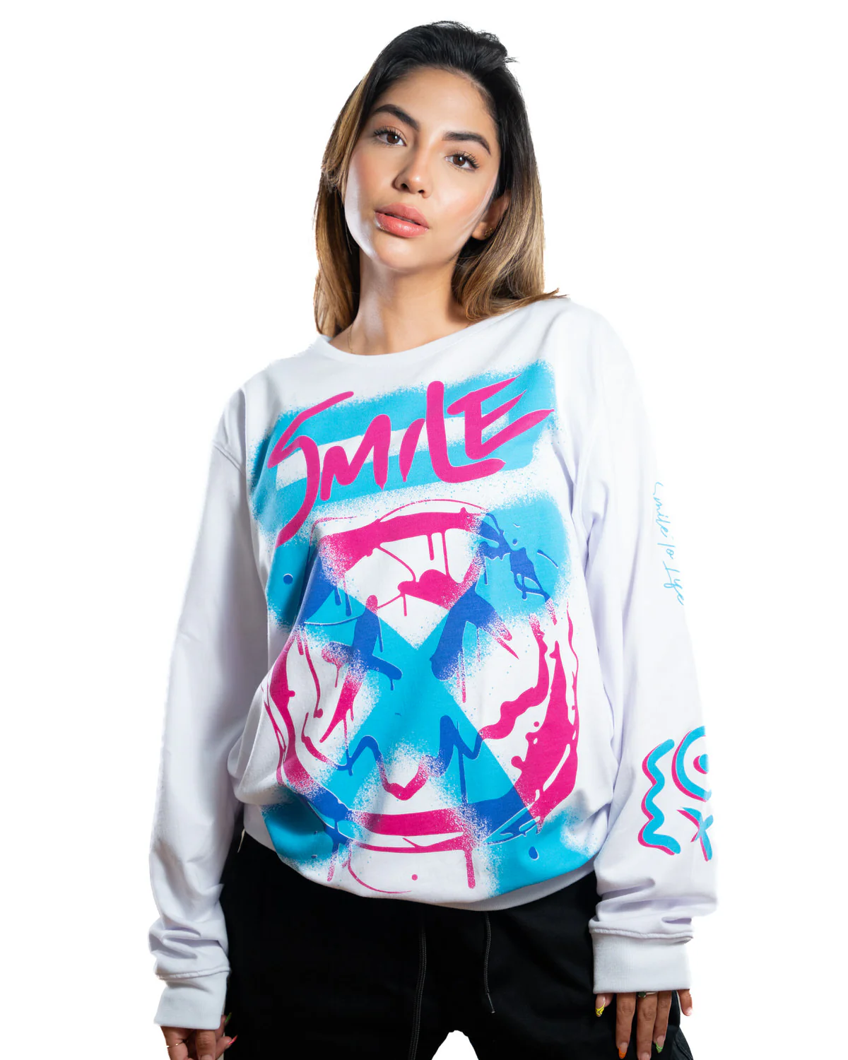 Buzo blanco smile carita - Image 2