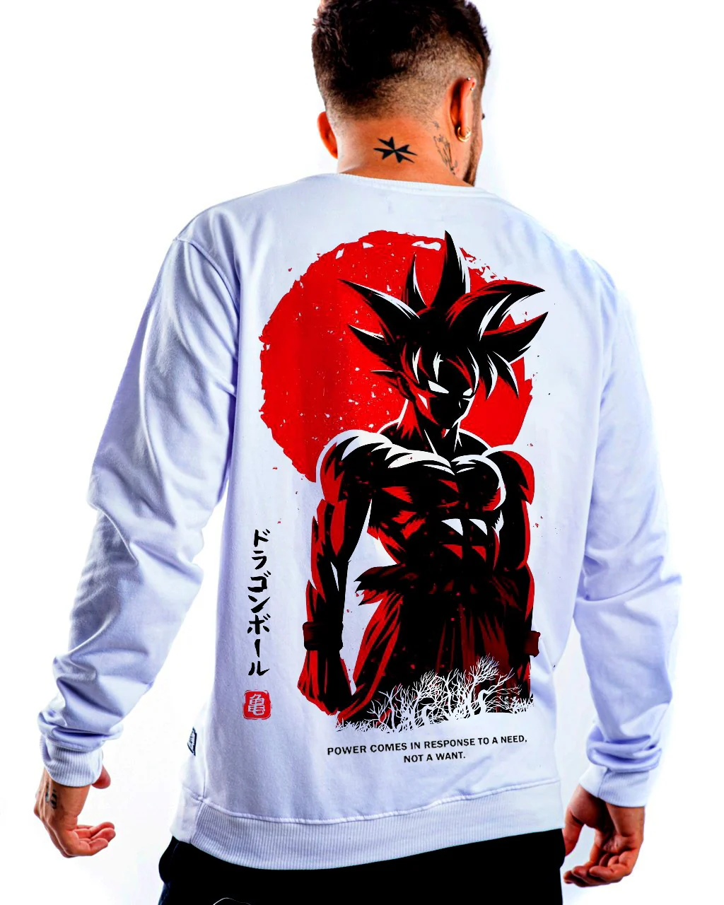 Buzo blanco goku letras