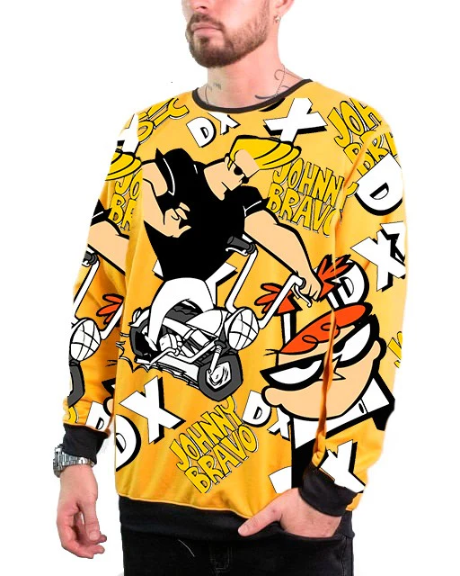 Buzo mostaza jhonny bravo