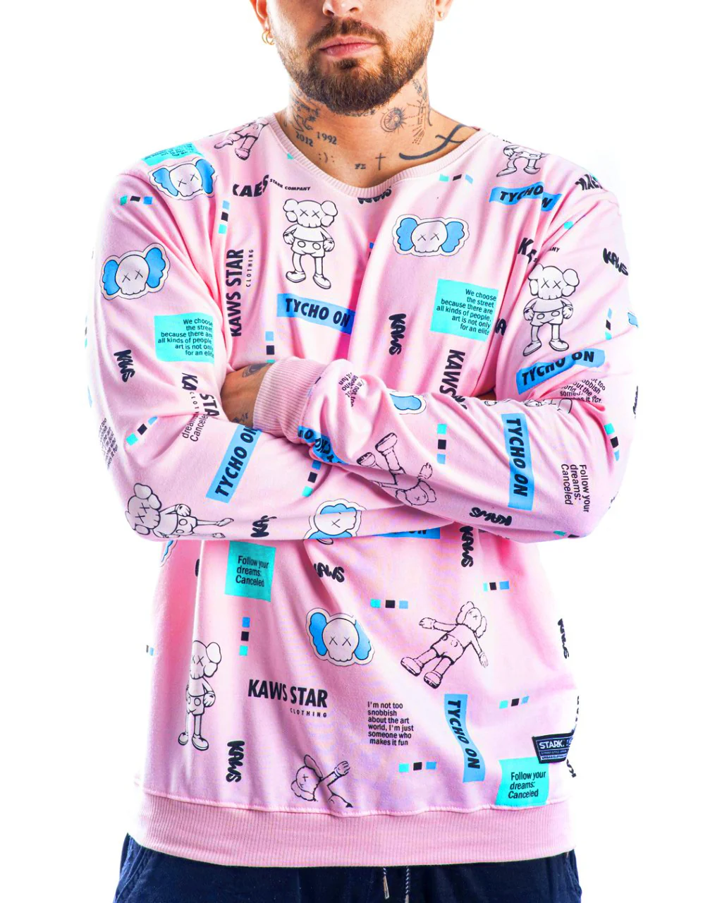 Buzo Rosado Kaws Tycho ON