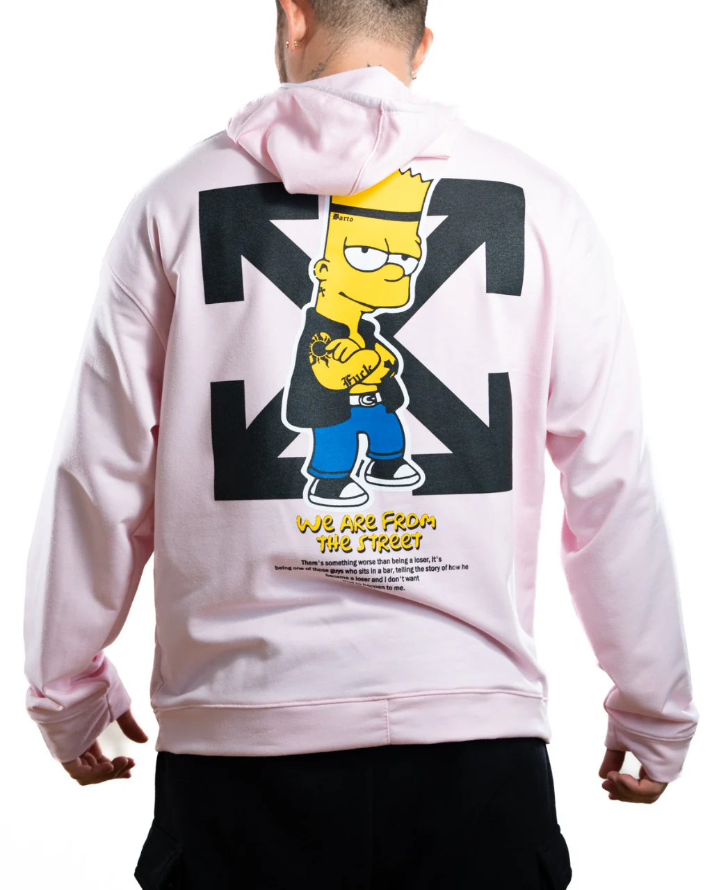 Buzo Rosado Capucha Simpsons - Image 2