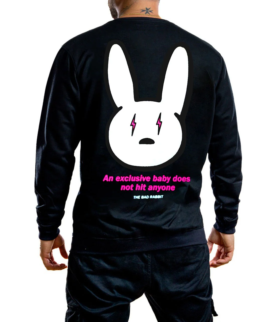 Buzo negro bunny rayos