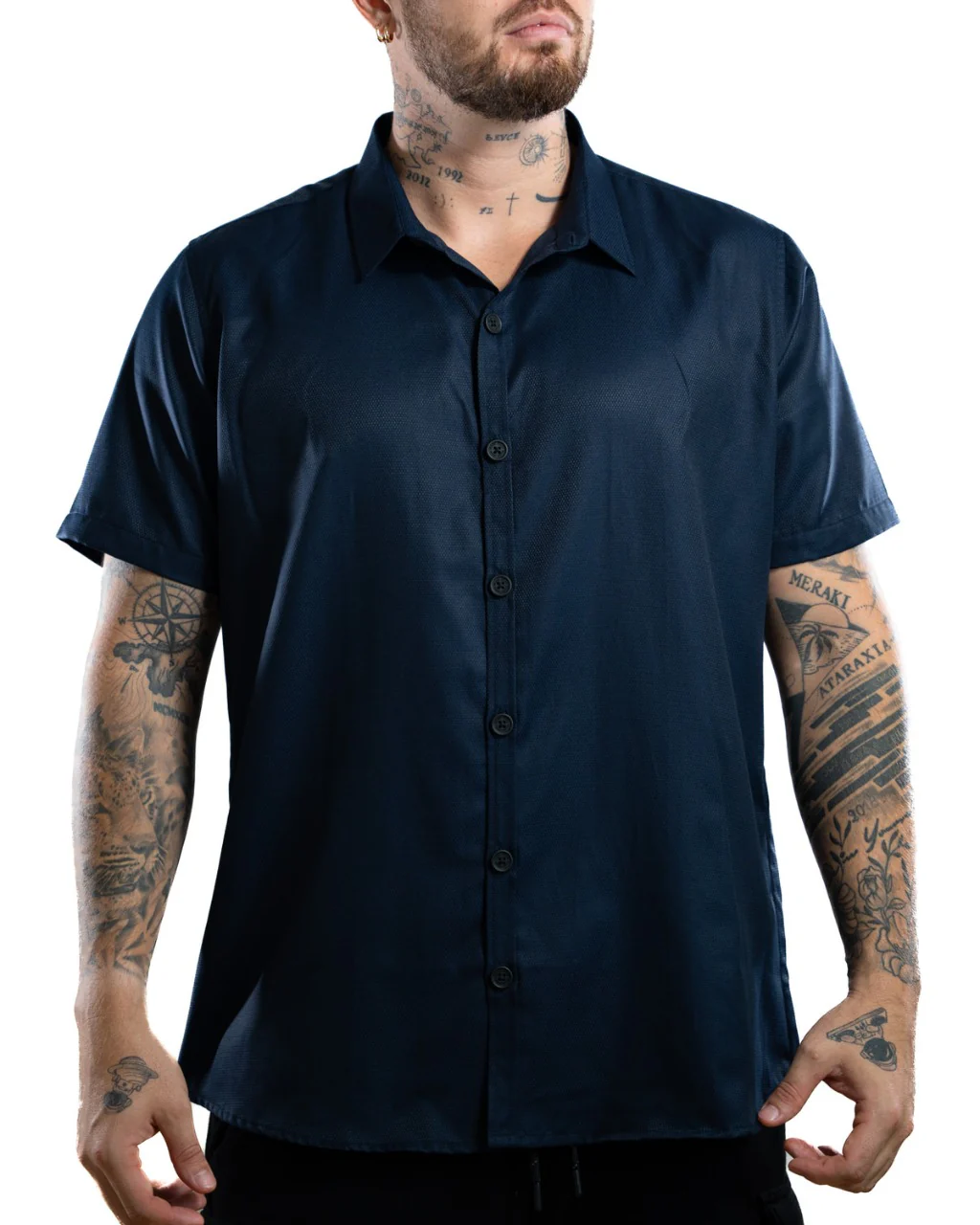 Camisa Azul Turqui