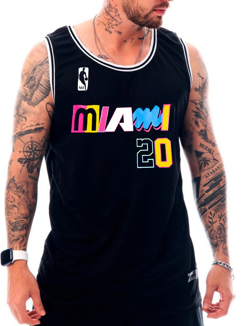 Camisilla Negra Miami 20