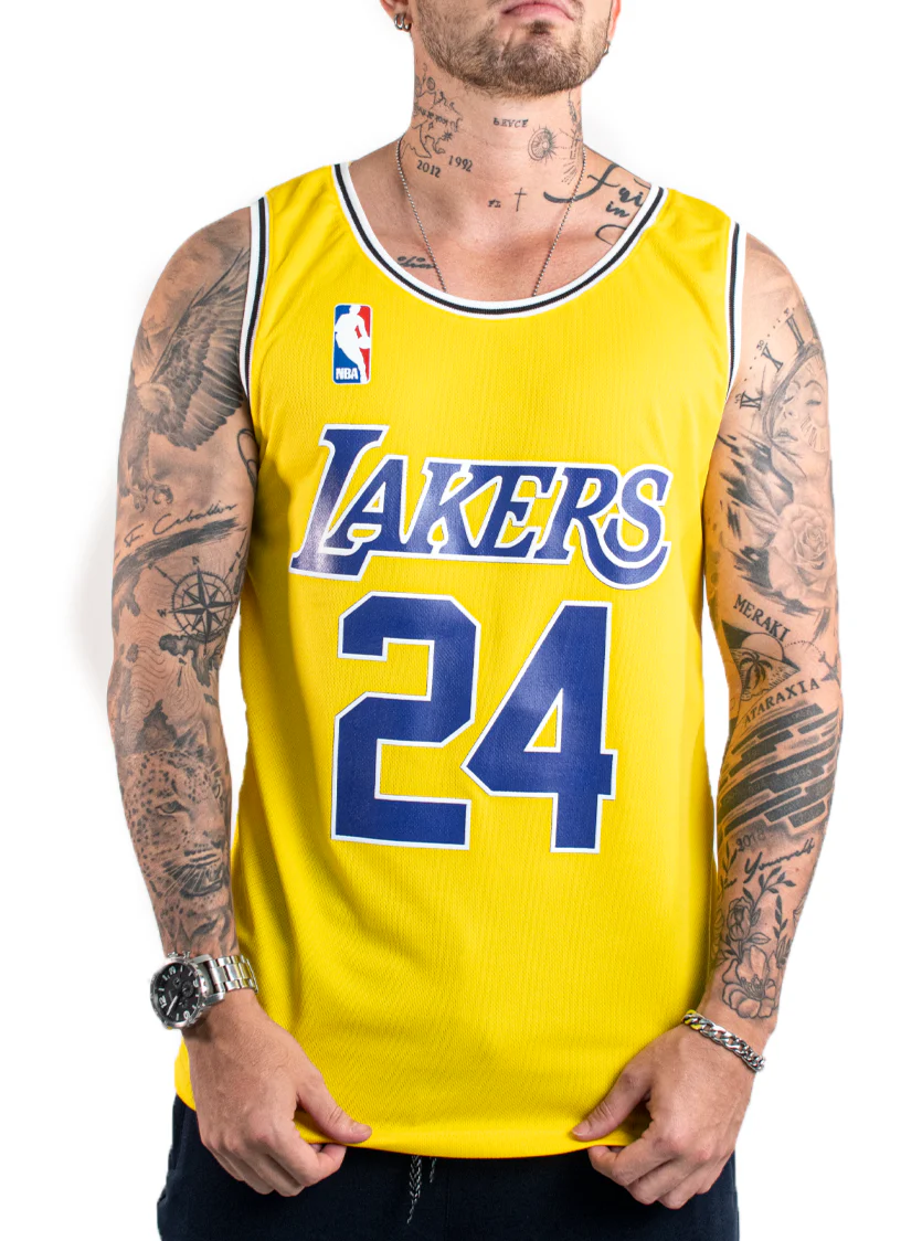 Camisilla Lakers Amarilla