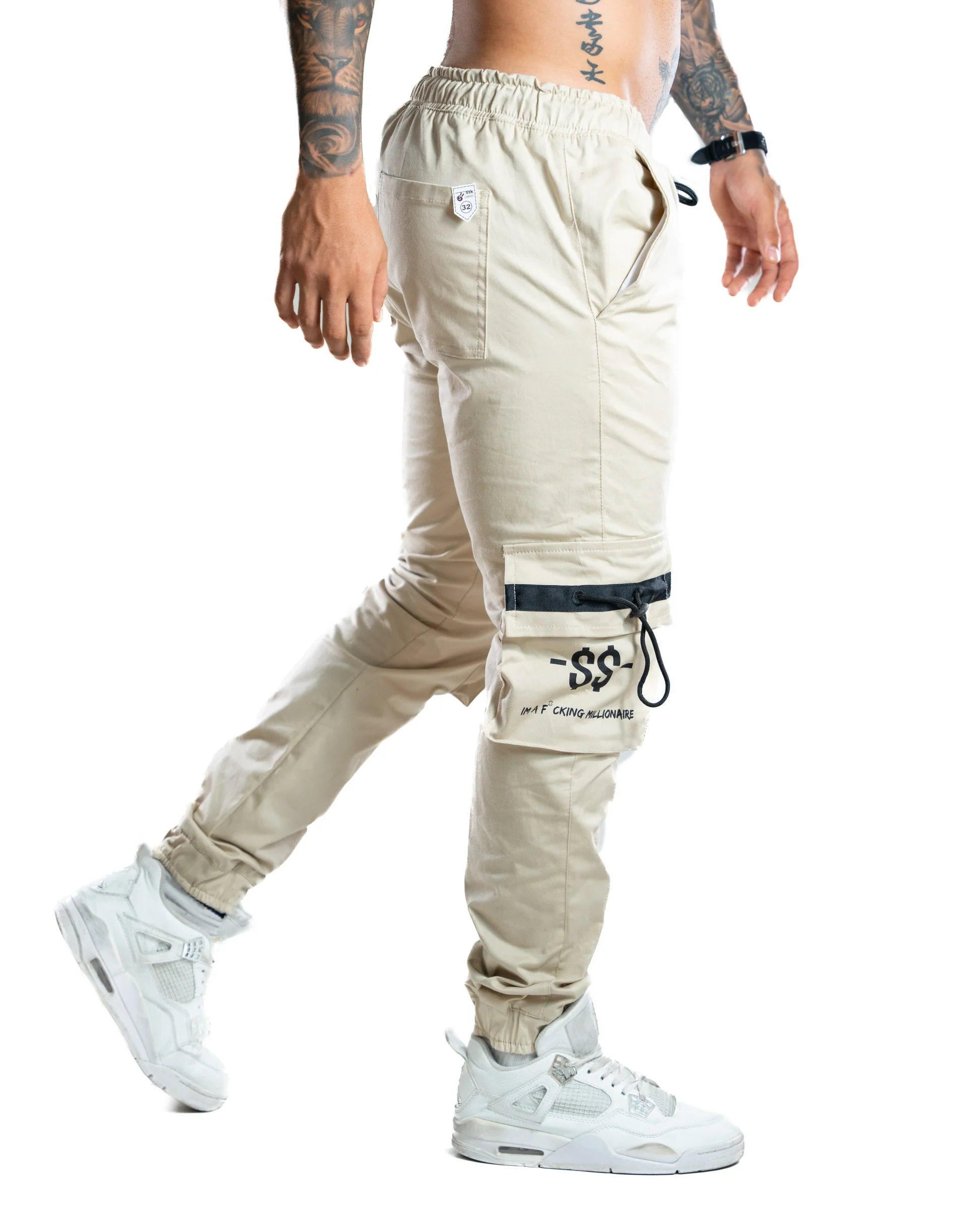 Jogger cargo beige 10 best - Image 2