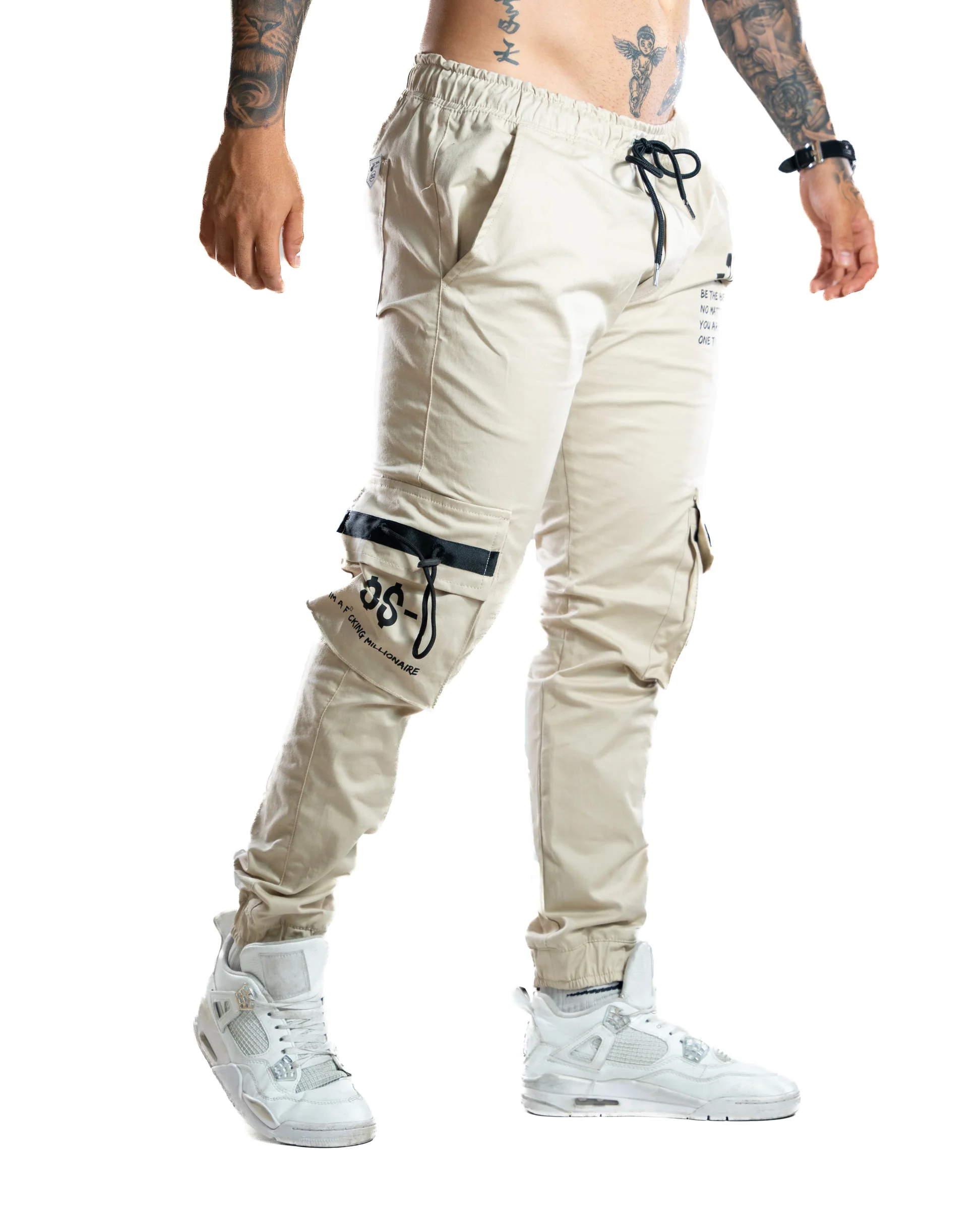 Jogger cargo beige 10 best - Image 3