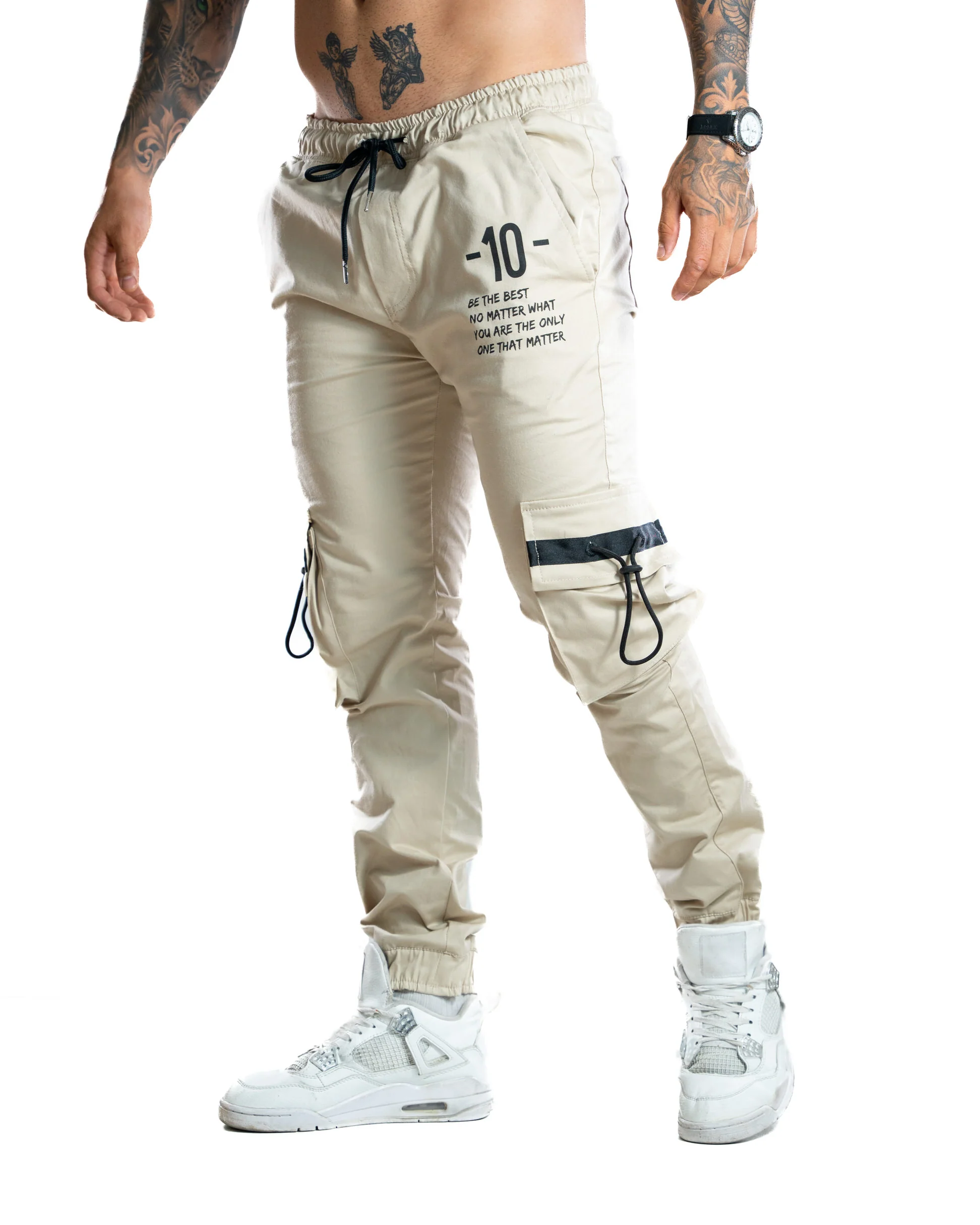 Jogger cargo beige 10 best - Image 4