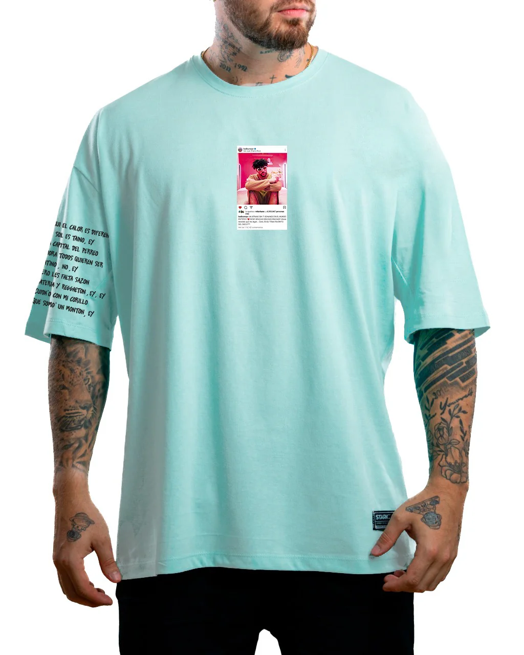 Oversize Azul cielo bad bunny