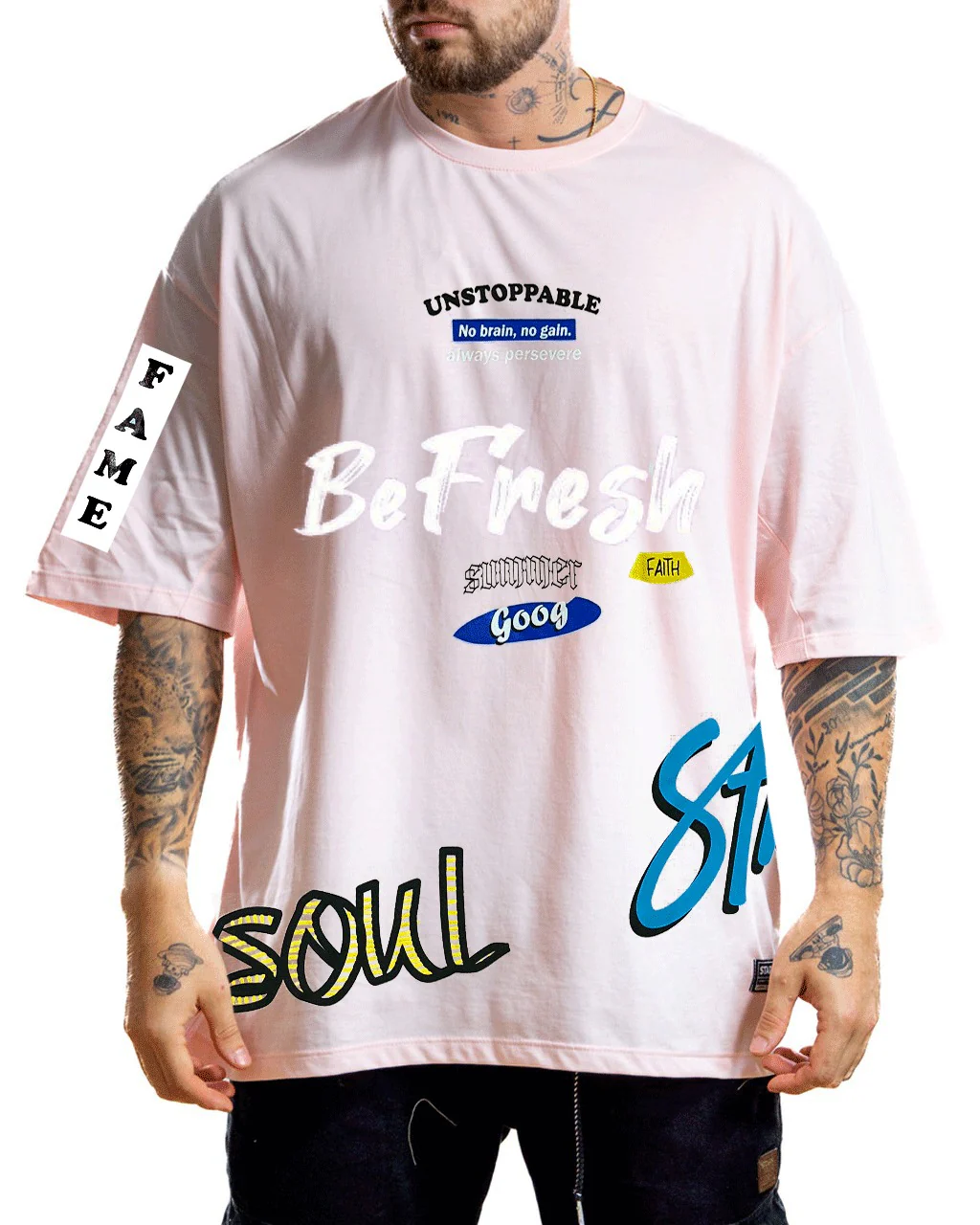 Oversize rosada Be Fresh