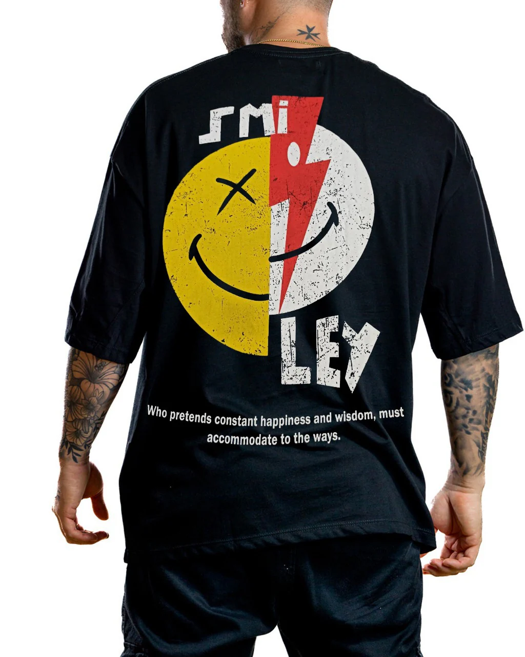 Oversize Negra SmiLey