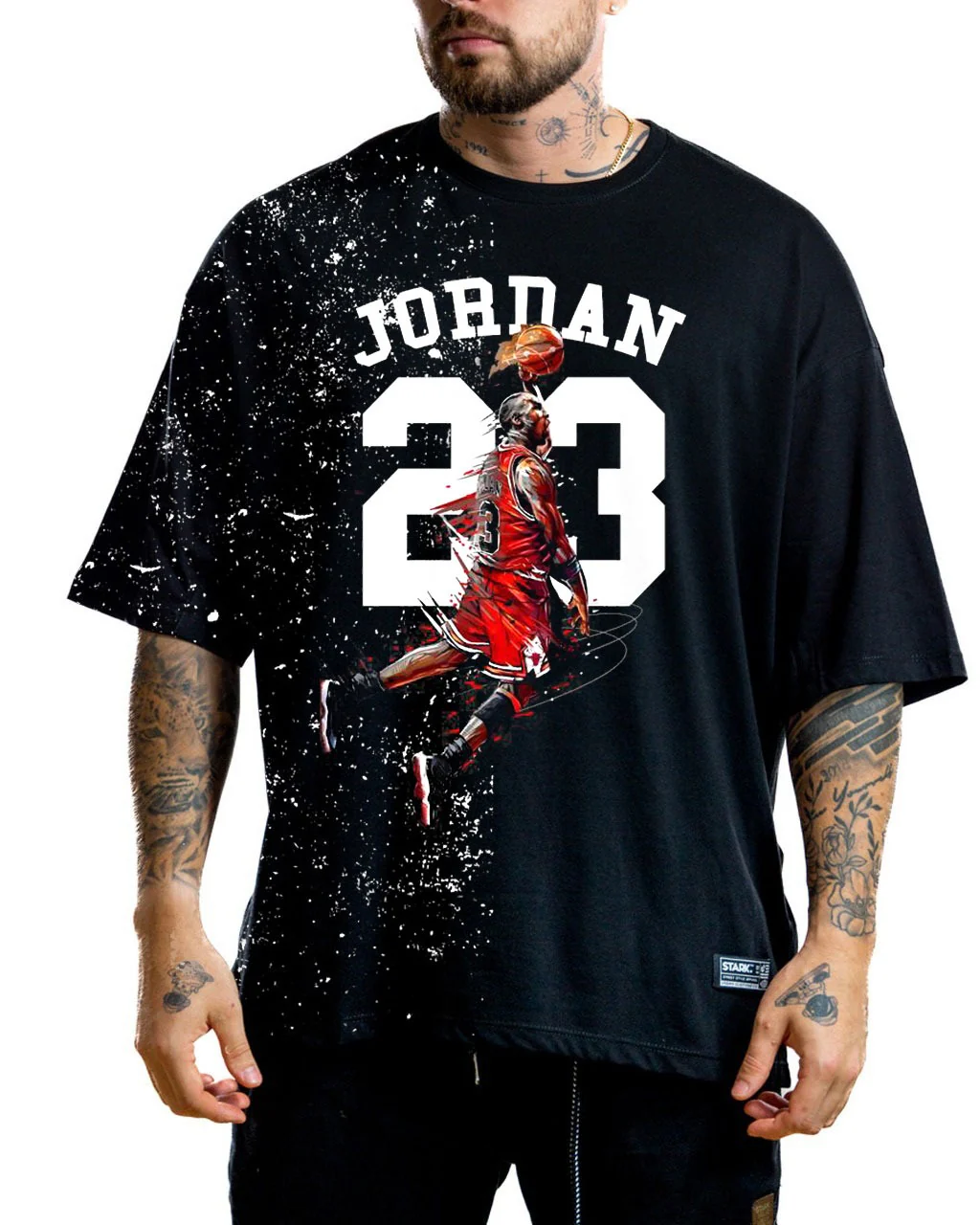 Oversize negro jordan