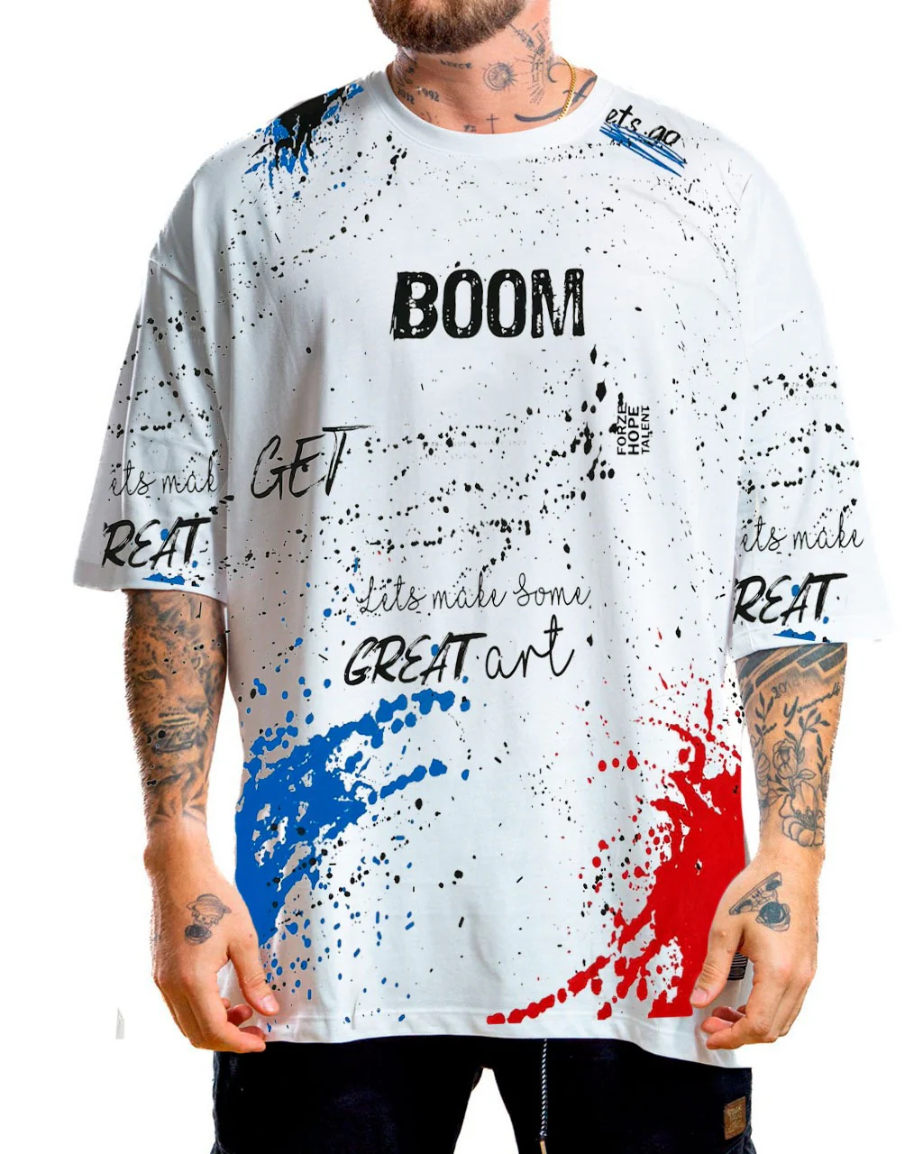 Oversize Blanca BOOM