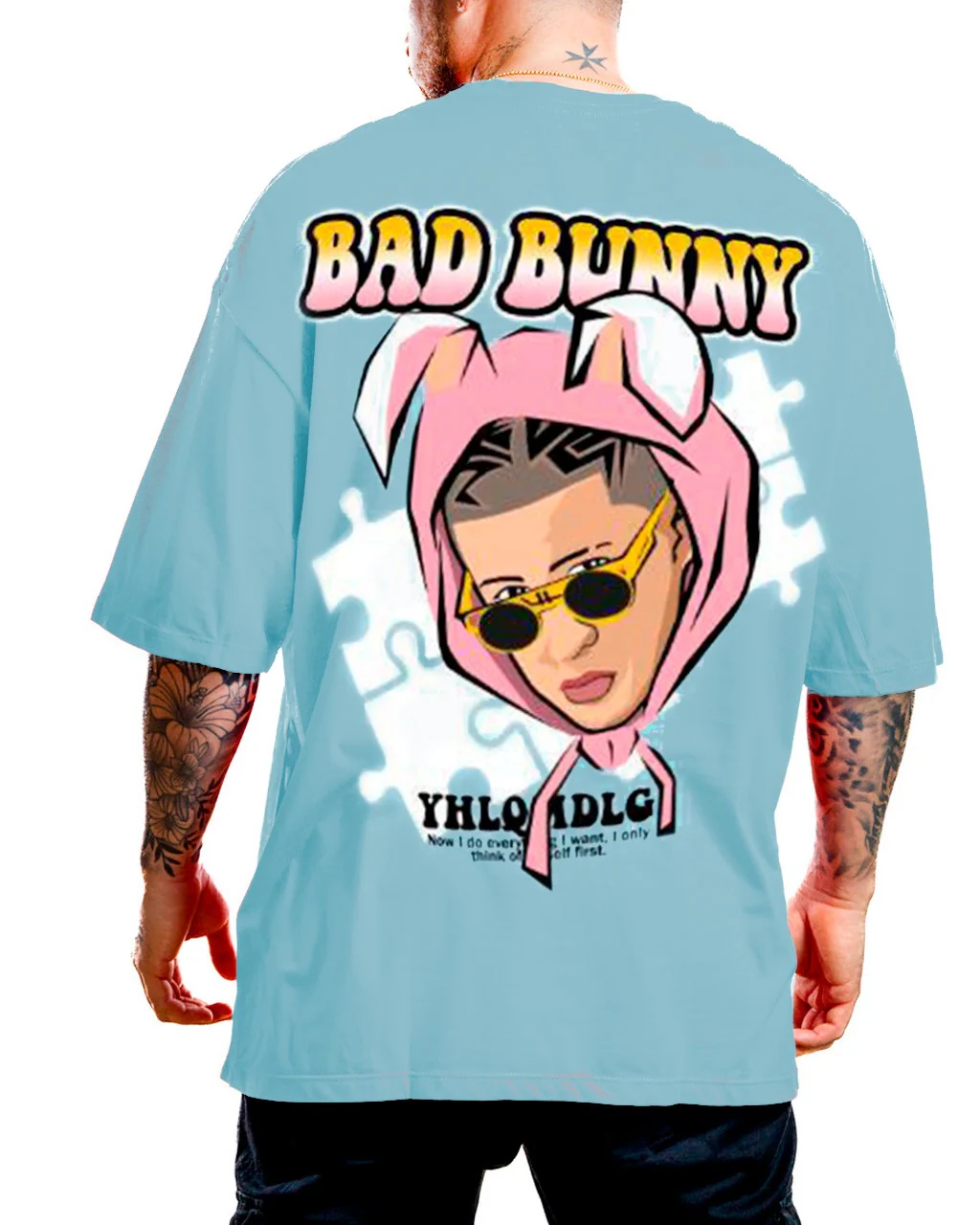 Oversize azul bad bunny - Image 2