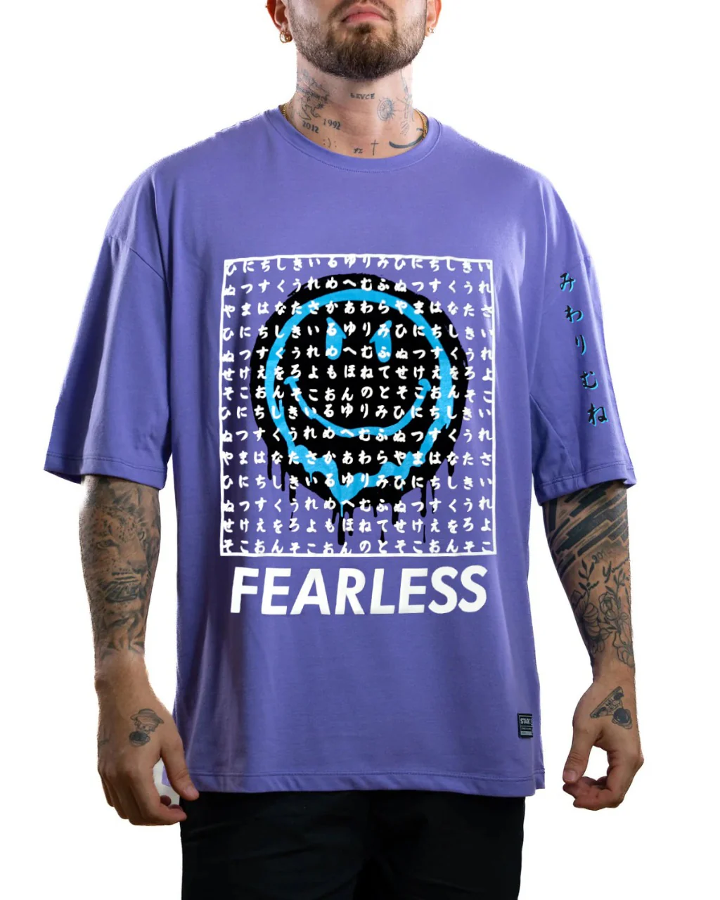 Oversize lila fearless