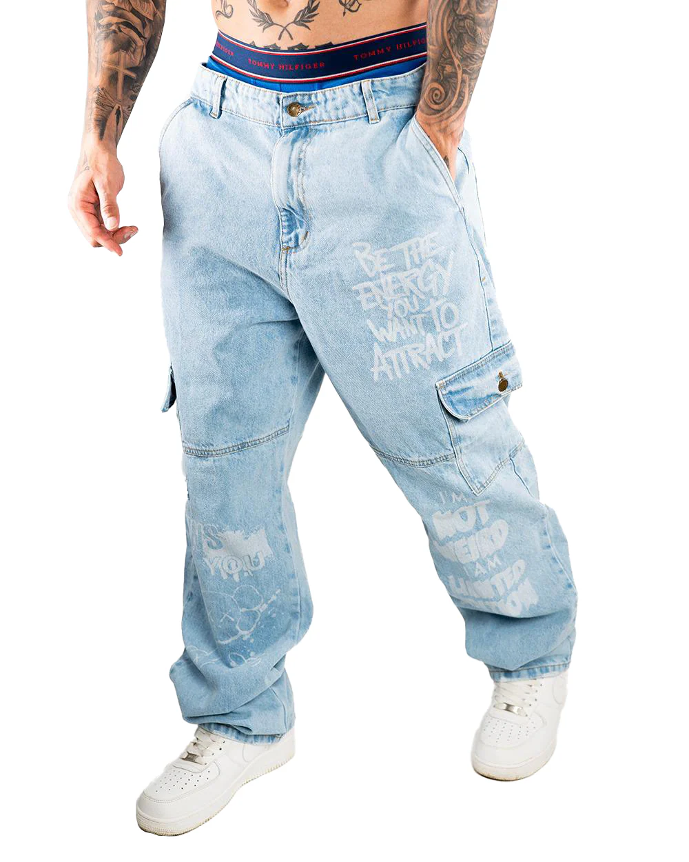 Jean Baggy Azul Kaws You - Image 2