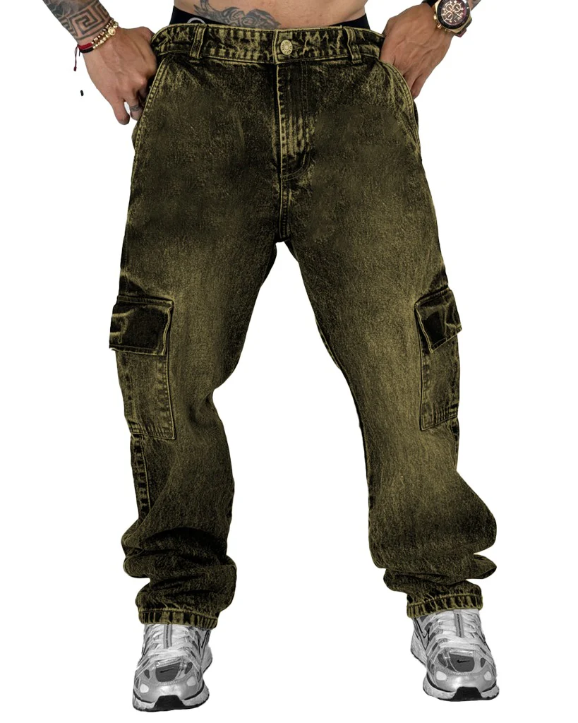 Jean Baggy Cargo SKY Dirty