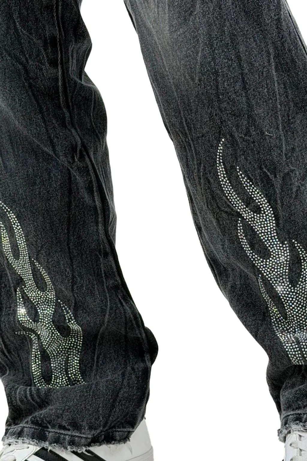 Jean baggy Negro + Rotos Piedras Llamas 2017 - Image 2