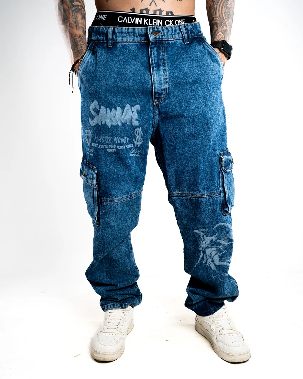 Jean baggy hustle