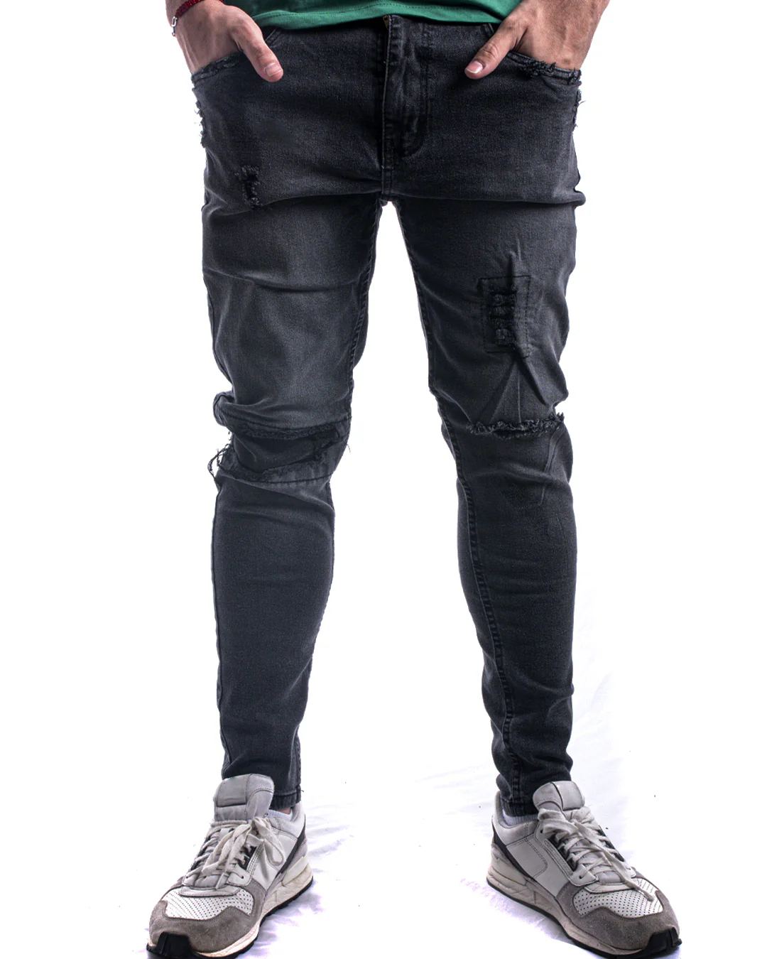 Jean Gris Claro Costuras 044